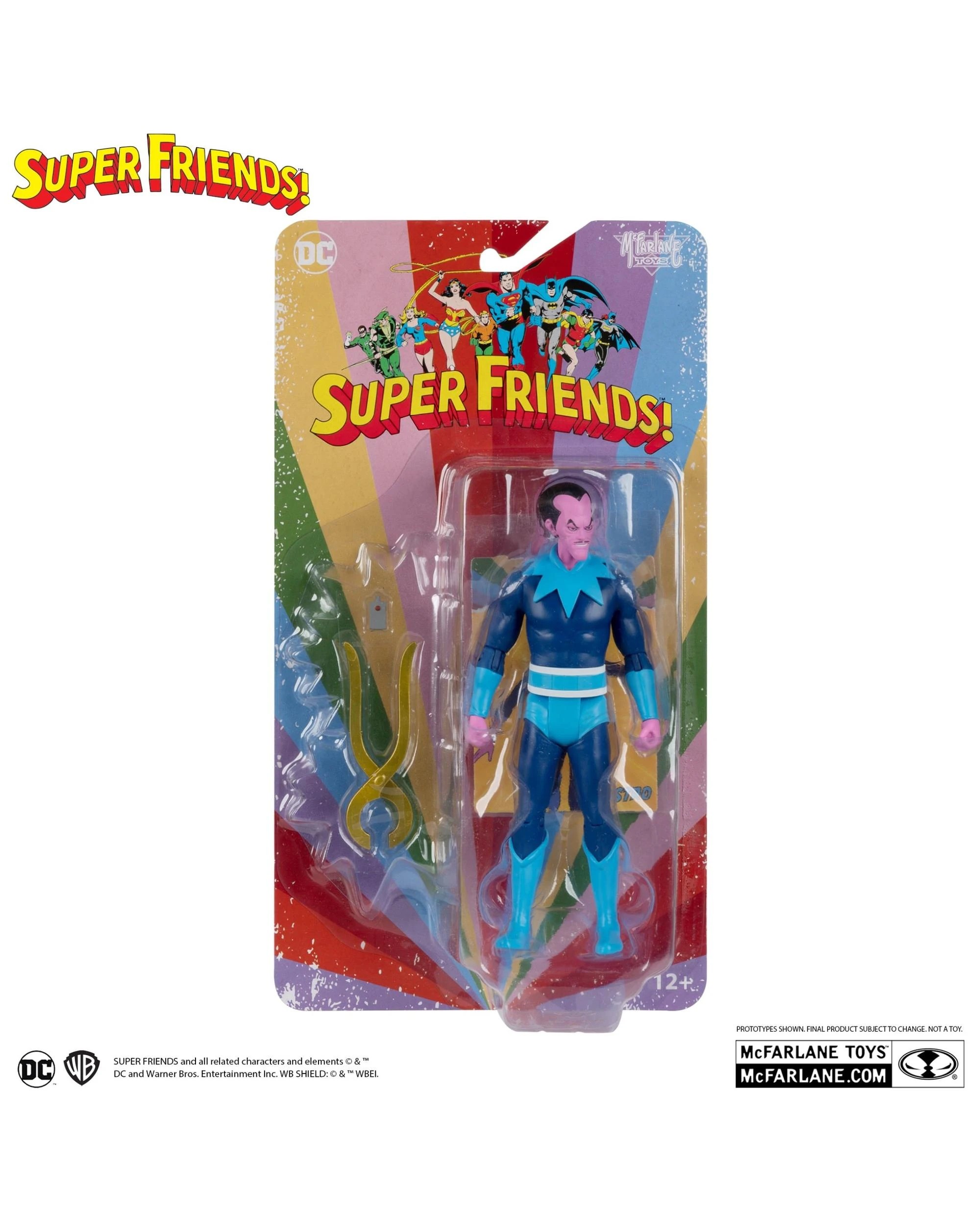 7 DC Comics Retro Super Friends Sinestro 6 inch Action Figure, 7 of 8