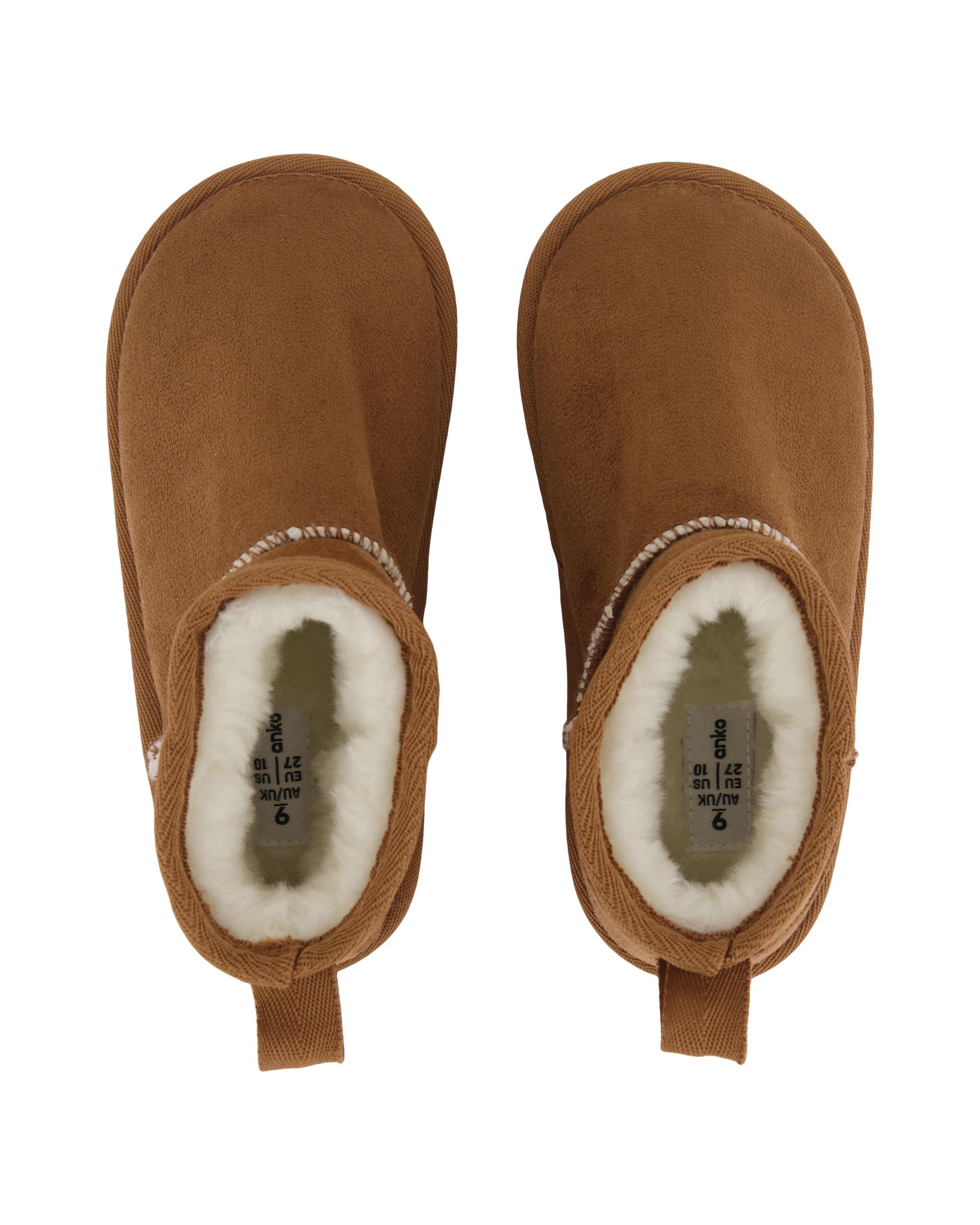 3 Junior Light Up Slipper Boots Chestnut, 3 of 5