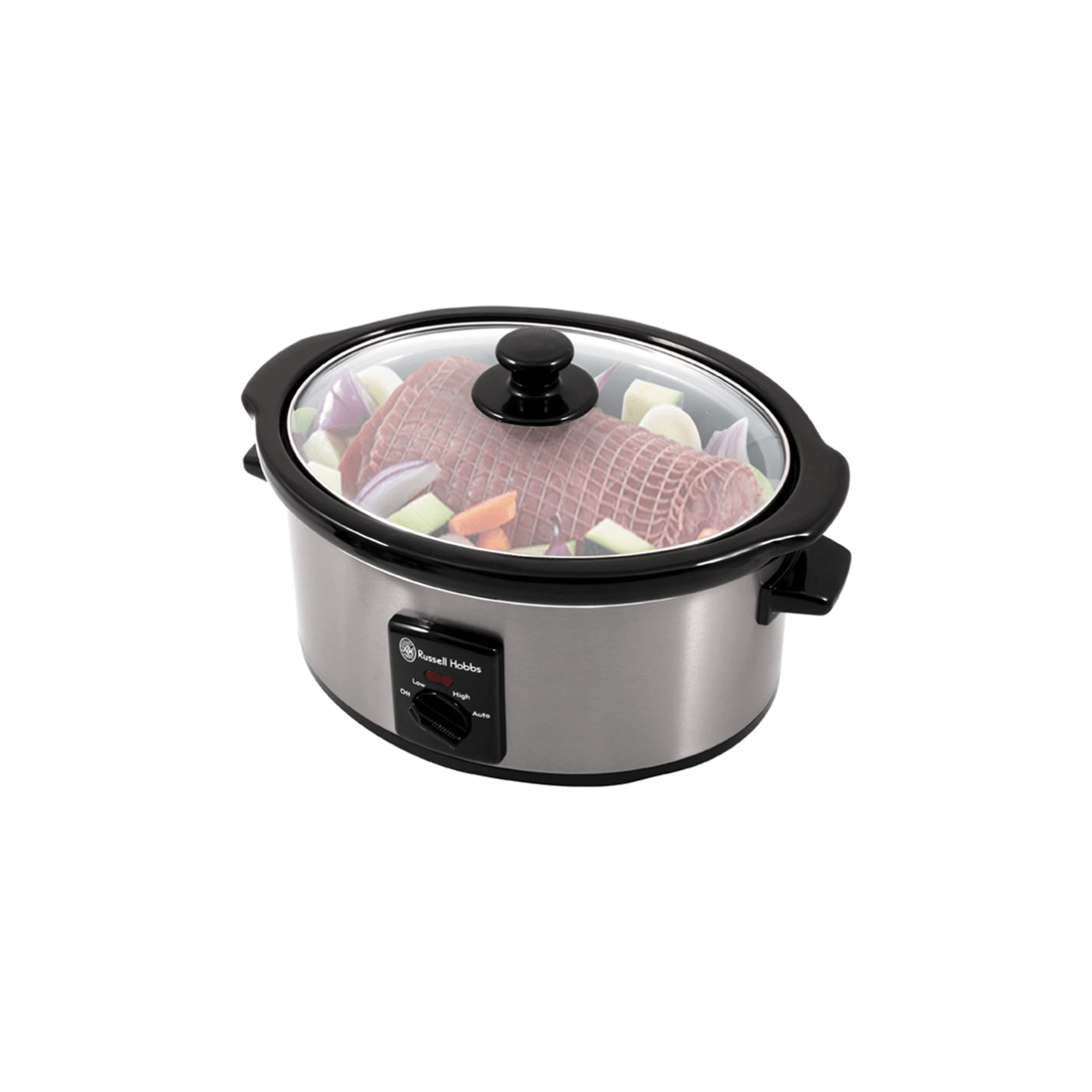 2 Russell Hobbs 4443bss Electric 3.5l Slow Cooker Pot/ceramic Bowl Stainless Steel
 - Silver, 2 of 5