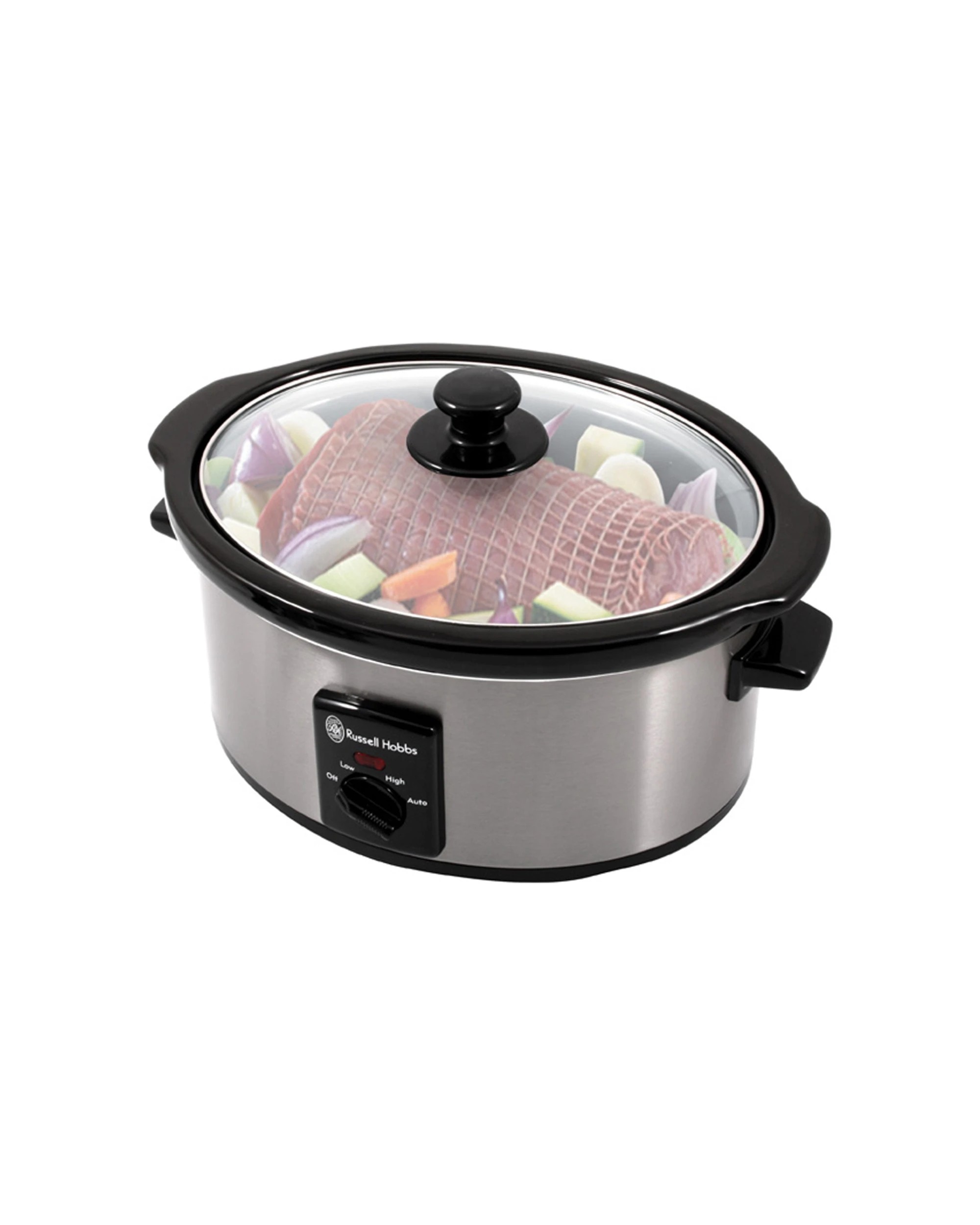 2 Russell Hobbs 4443bss Electric 3.5l Slow Cooker Pot/ceramic Bowl Stainless Steel
 - Silver, 2 of 5