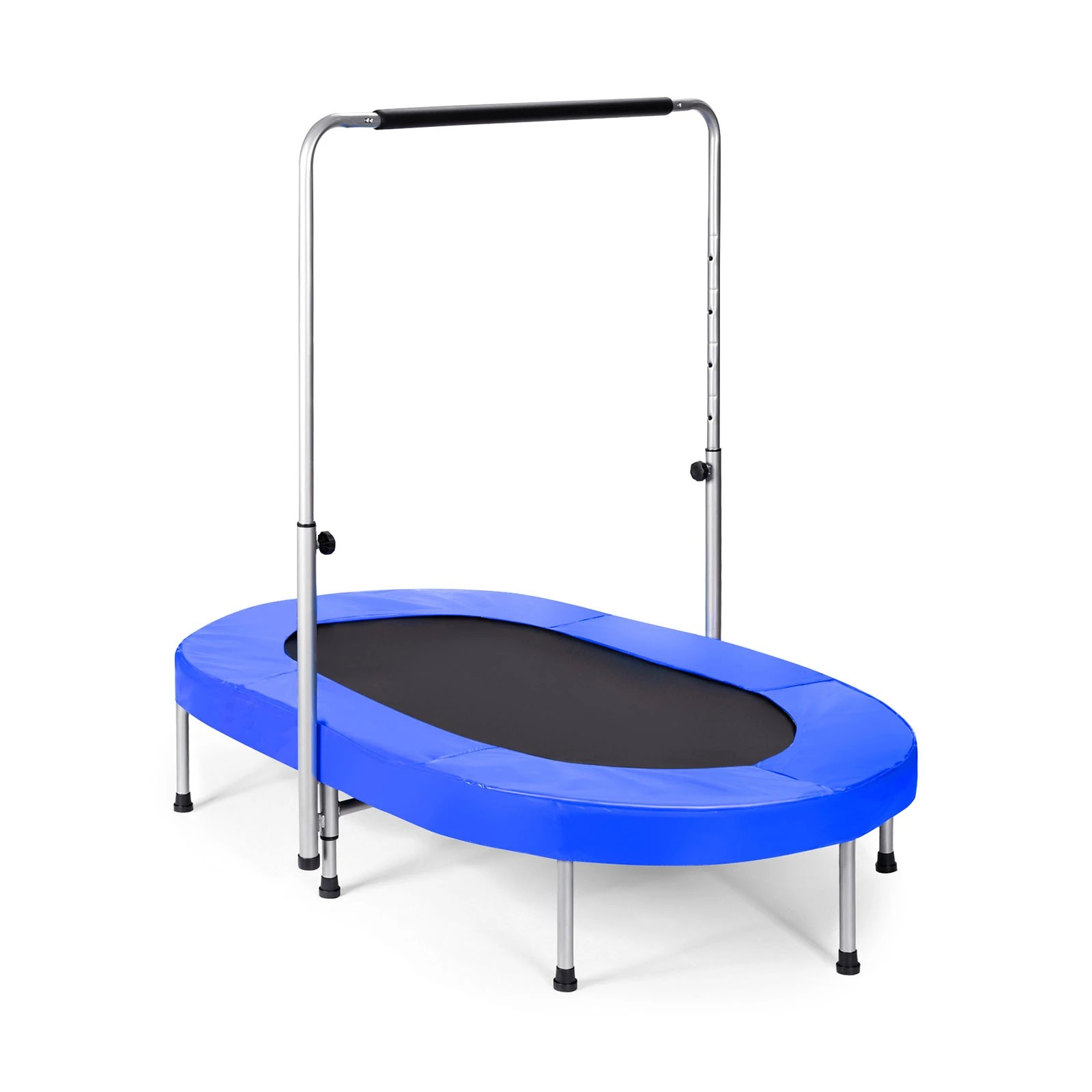 1 Costway 150KG Capacity Fitness Trampoline for 2 Foldable Jumping Rebounder - Blue, 1 of 1