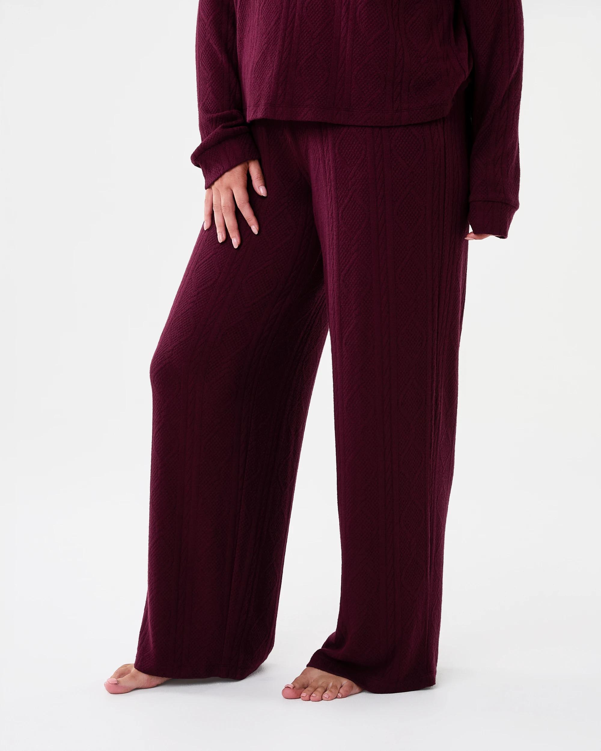 2 Cable Lounge Pants Velvet Red, 2 of 7