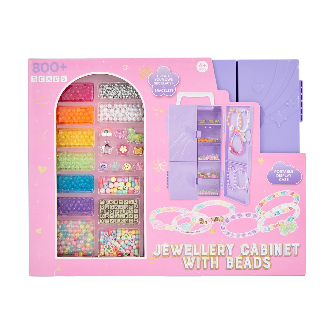 1 Jewellery Cabinet with Beads, 1 of 3