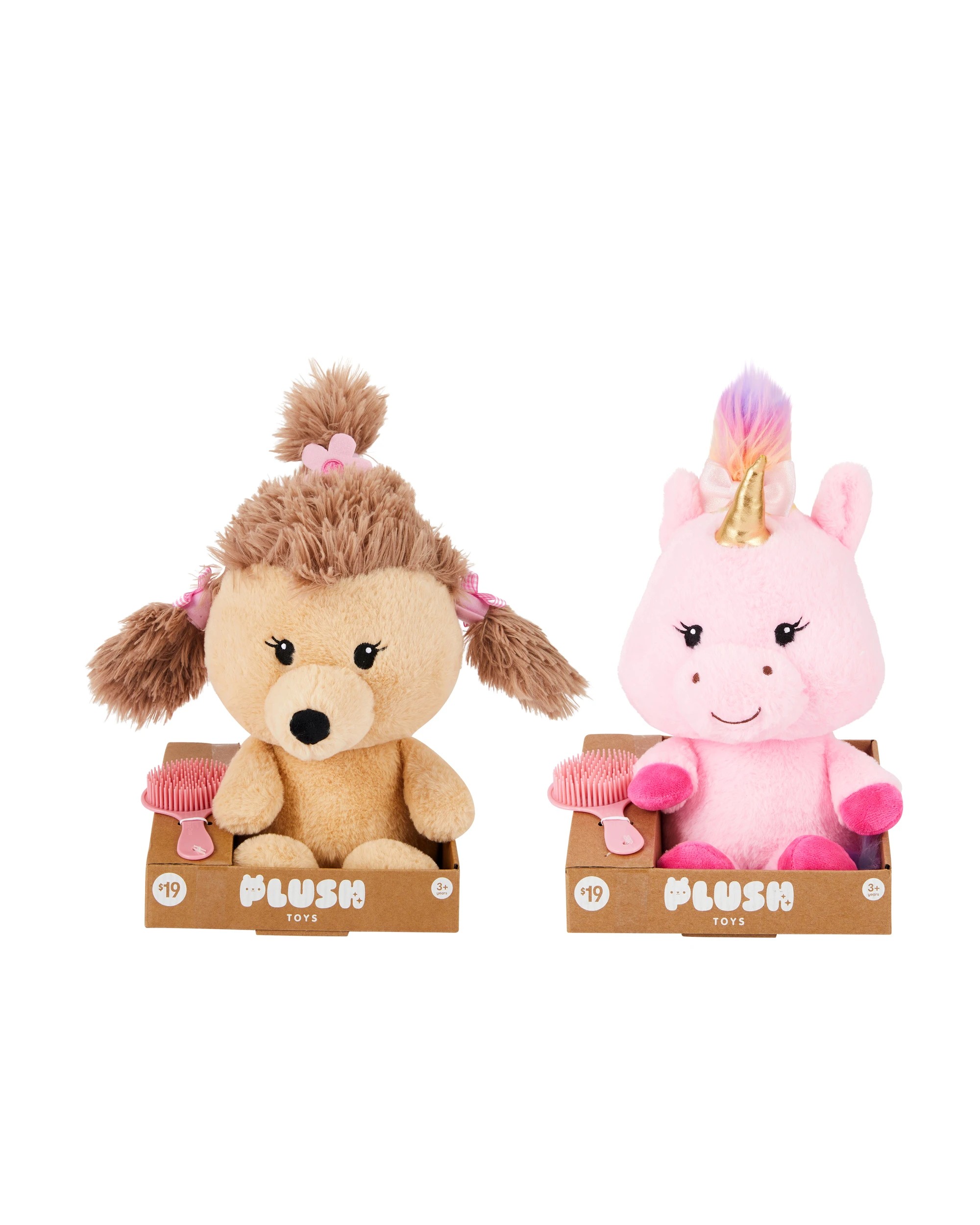 3 Long Hair Plush - Assorted, 3 of 4