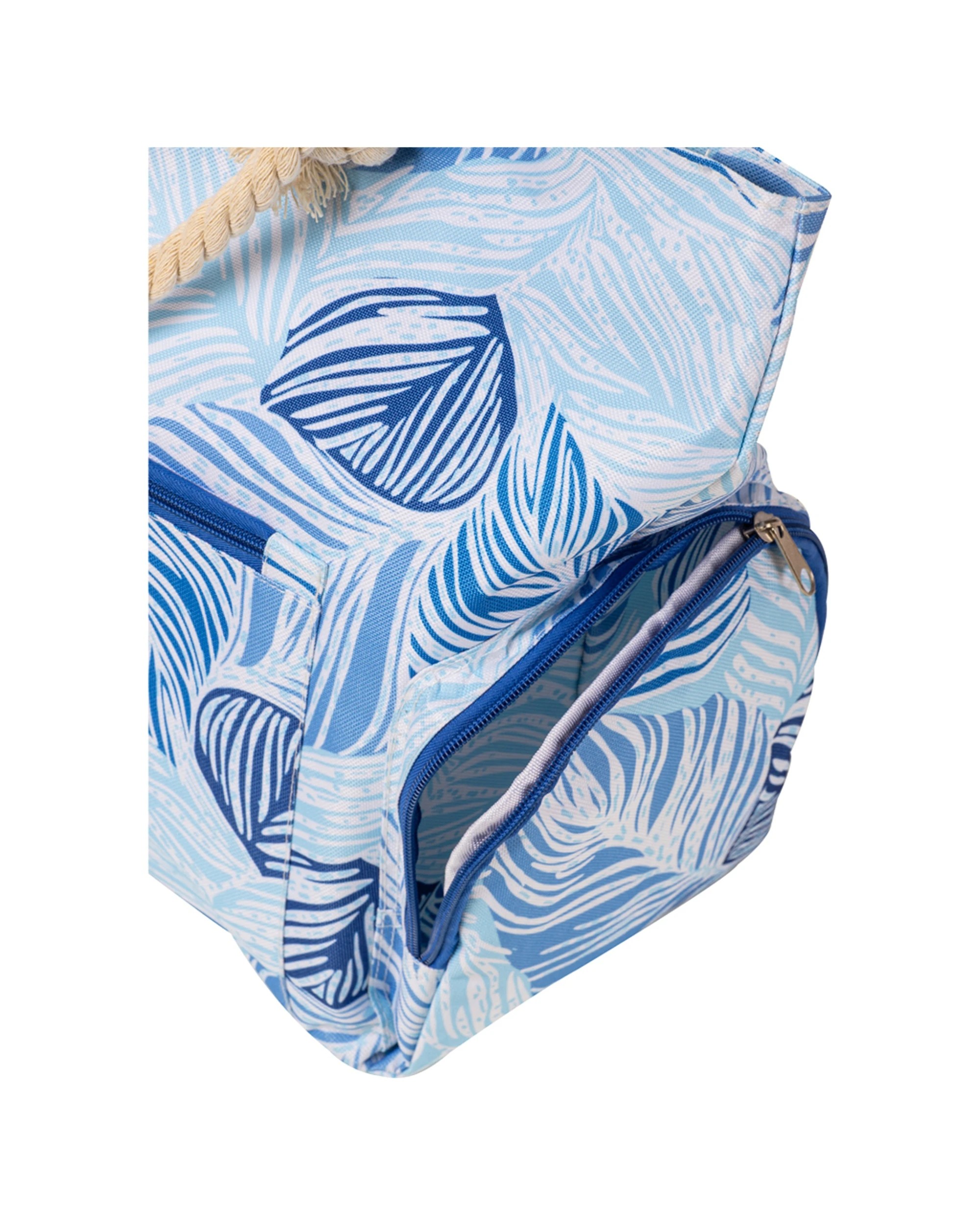 3 Porta Oceana Picnic 58cm Bag Travel Storage Water Resistant Multiple Pock Coastal - Pattern, 3 of 7