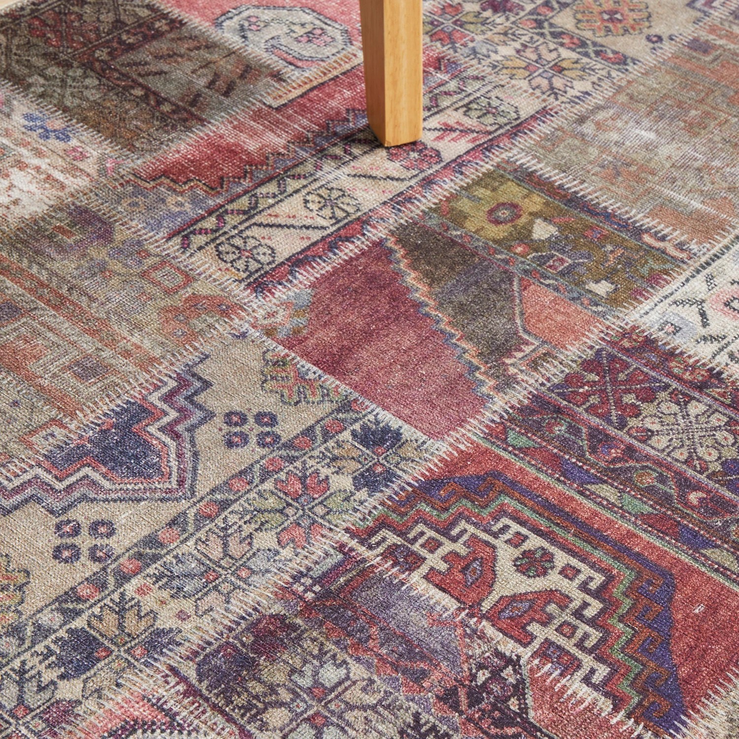 7 Common Ground Rugs Bazaar 178 200x80cm - Small Runner Rug - Beige, 7 of 9