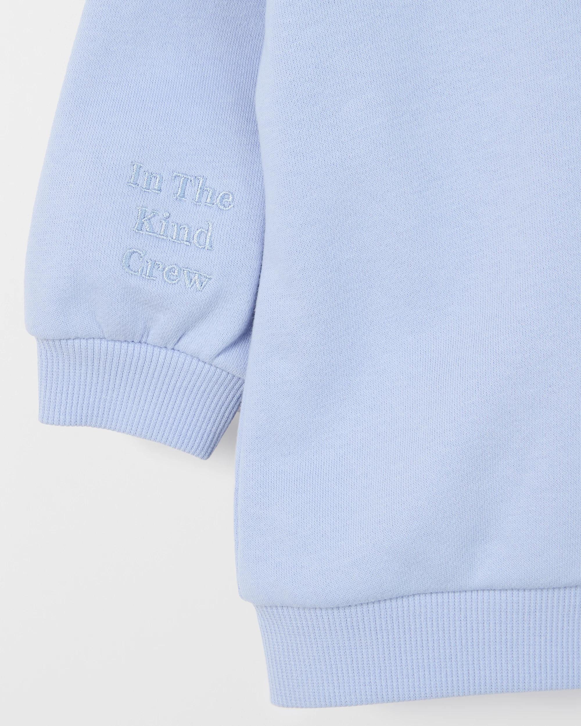 2 Target Baby Baby Australian Cotton Blend Plain Jumper BRUNNERA BLUE, 2 of 2