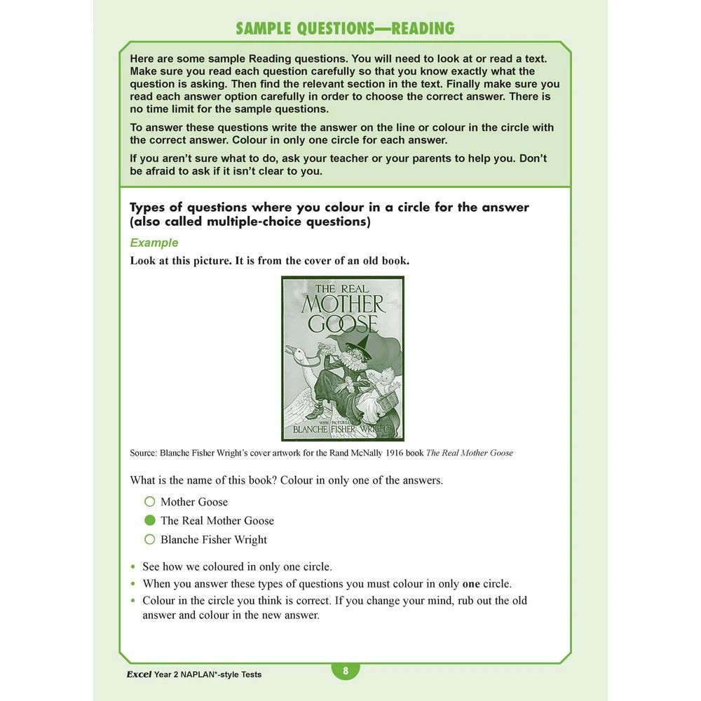 5 Excel NAPLAN Style Tests Year 2, 5 of 7