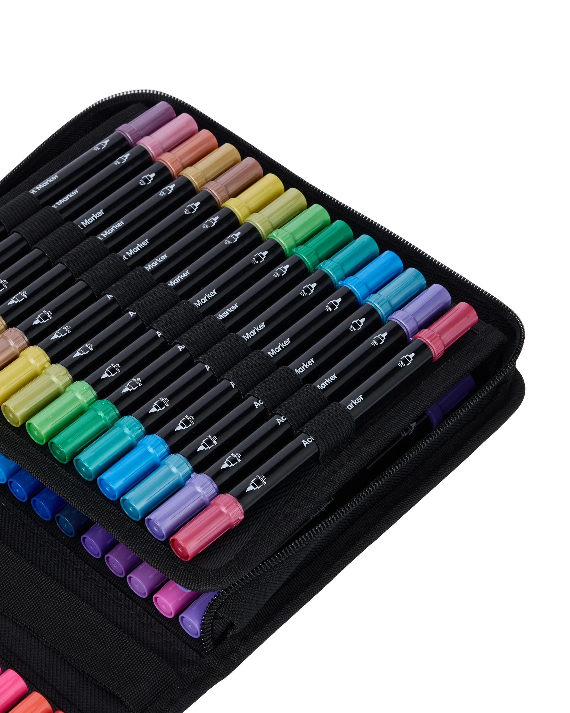 6 60 Pack Dual Tip Acrylic Paint Markers, 6 of 10