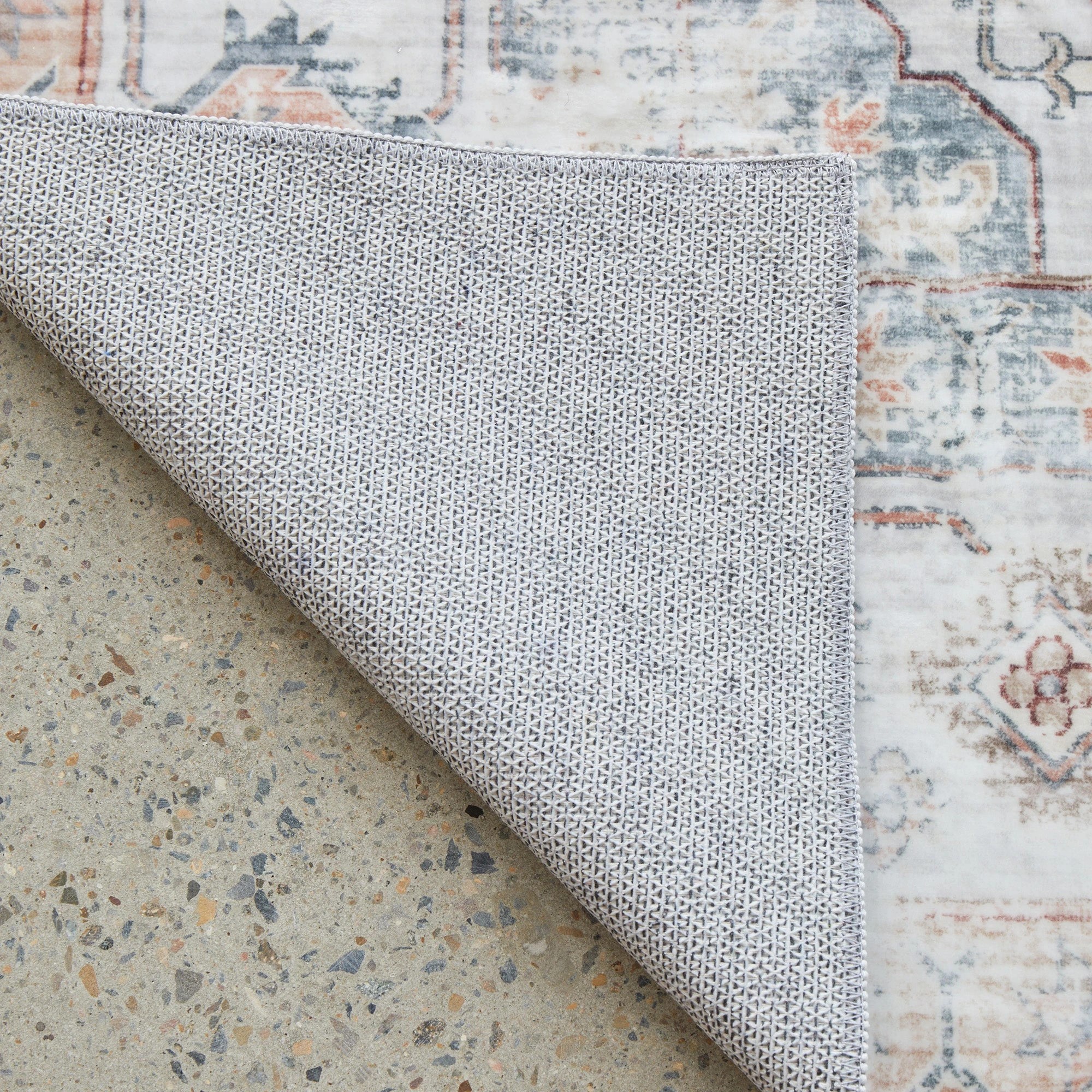 7 Common Ground Rugs Vitality Dawn 220x150cm - Medium Washable Pet Friendly Rug - Blue, 7 of 9