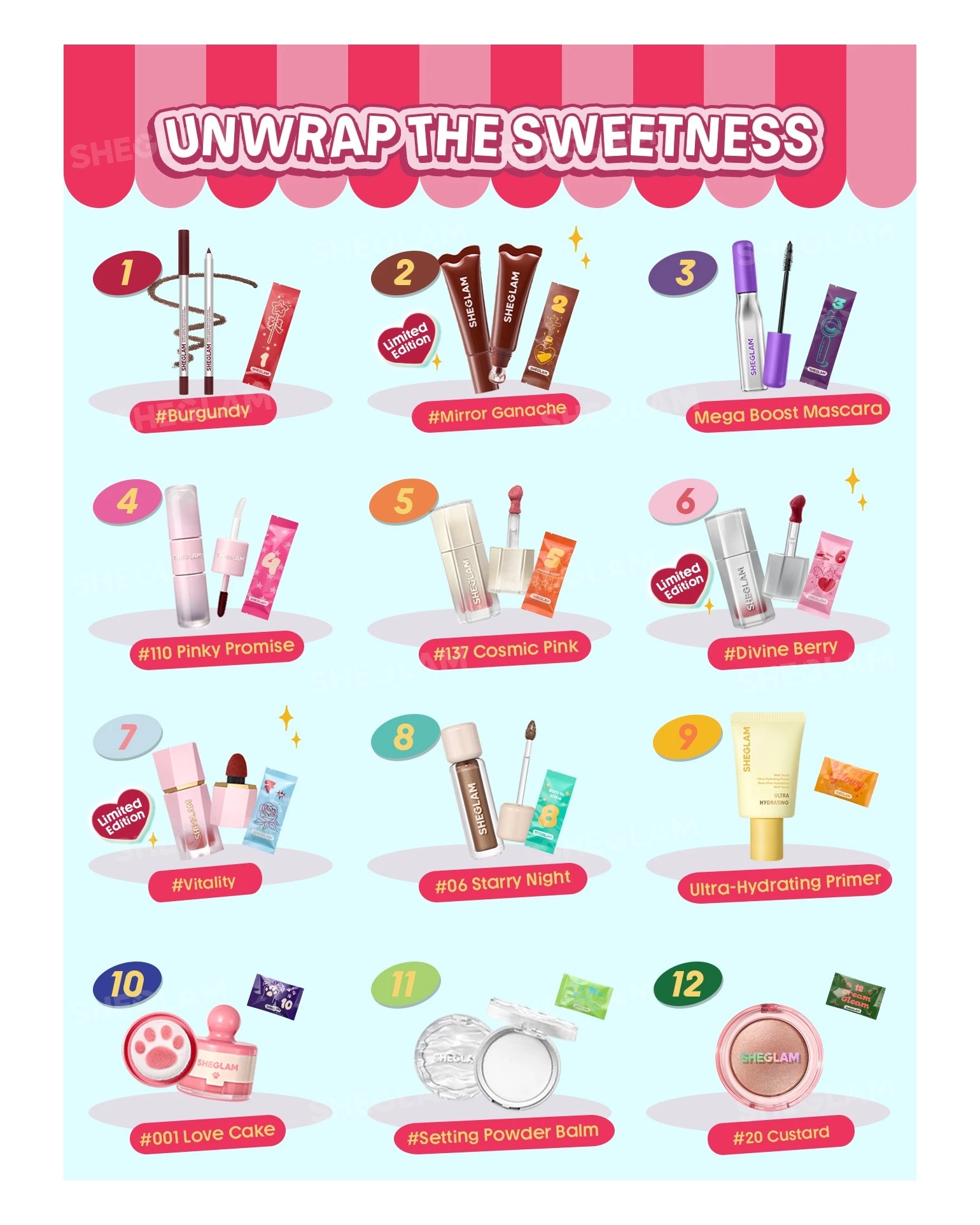SHEGLAM Life Is Sweet Advent Calendar - Kmart
