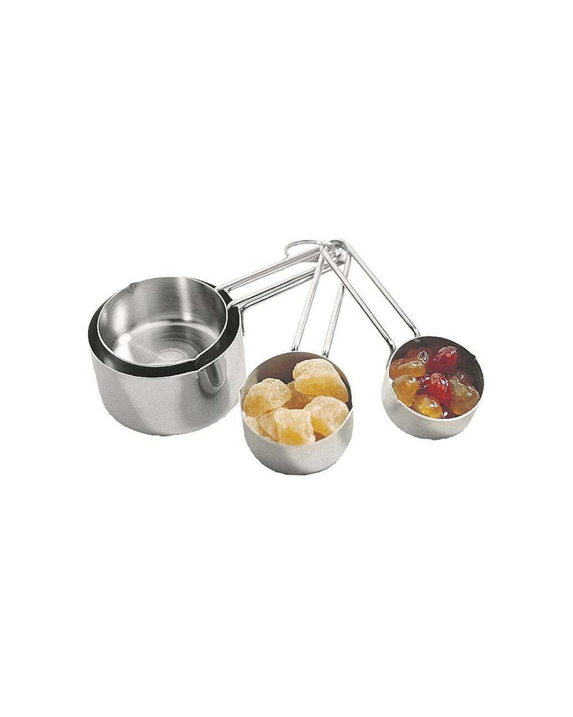 1 Avanti 4pc Stainless Steel Professional Measuring Cup Set Kitchen Utensils - Silver, 1 of 1