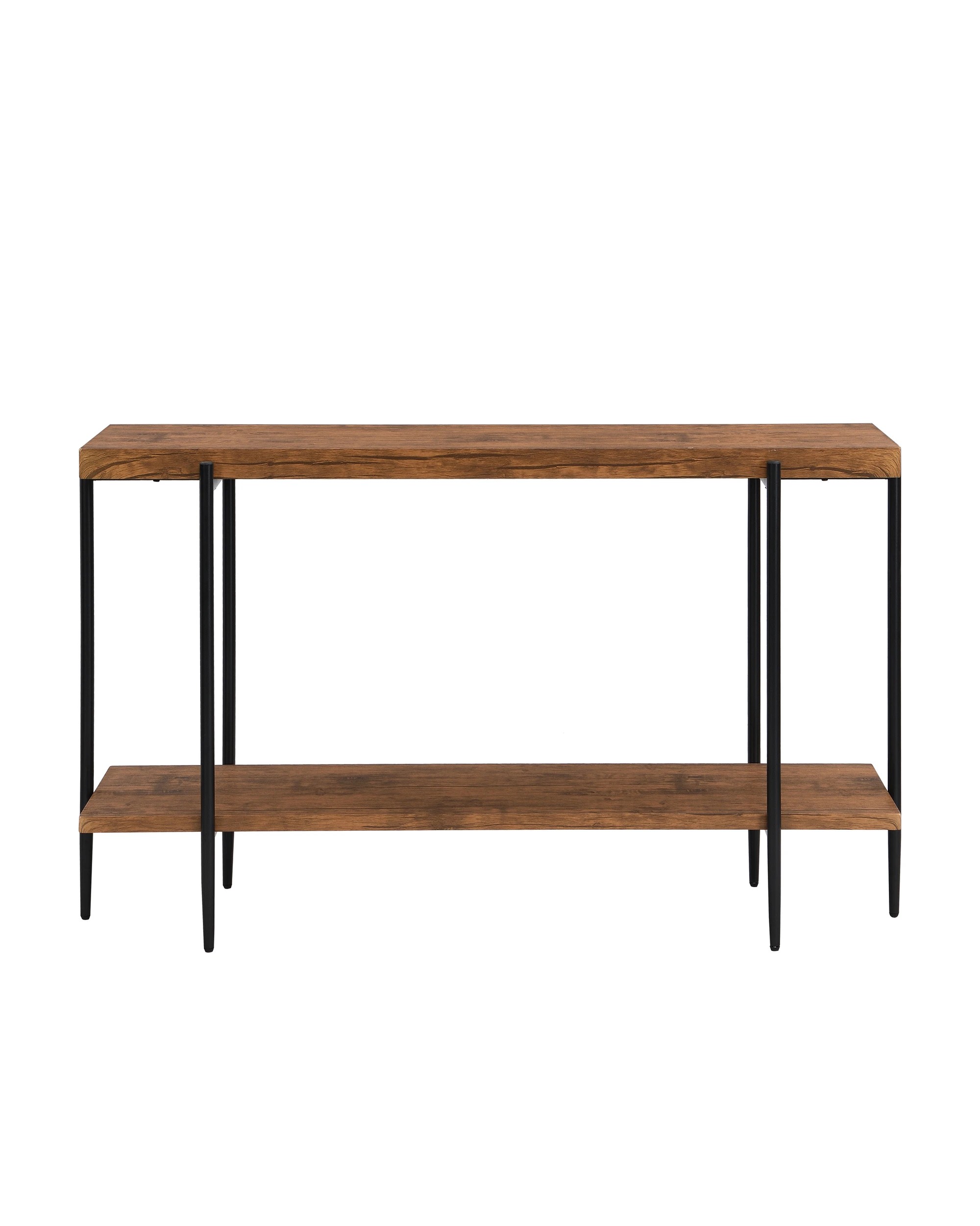 1 IHOMDEC Extra Long Console Sofa Table - Brown, 1 of 10