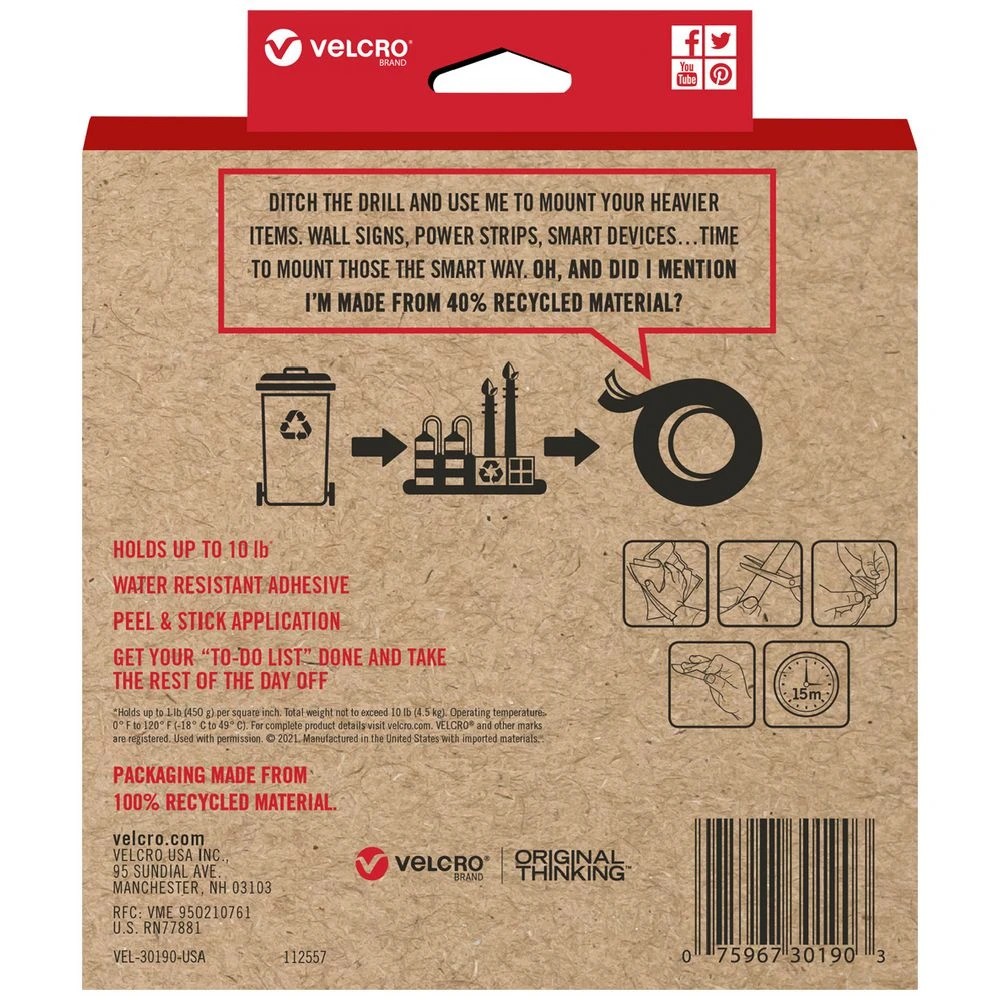 2 VELCRO Industrial Tape 2.4m x 19mm, 2 of 7