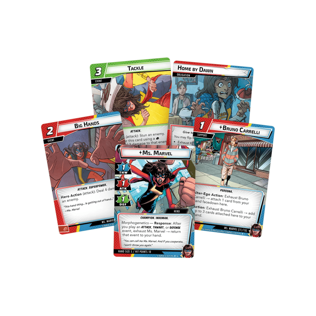 2 Fantasy Flight Games Marvel Champions: The Card Game Ms Marvel Hero Pack, 2 of 2