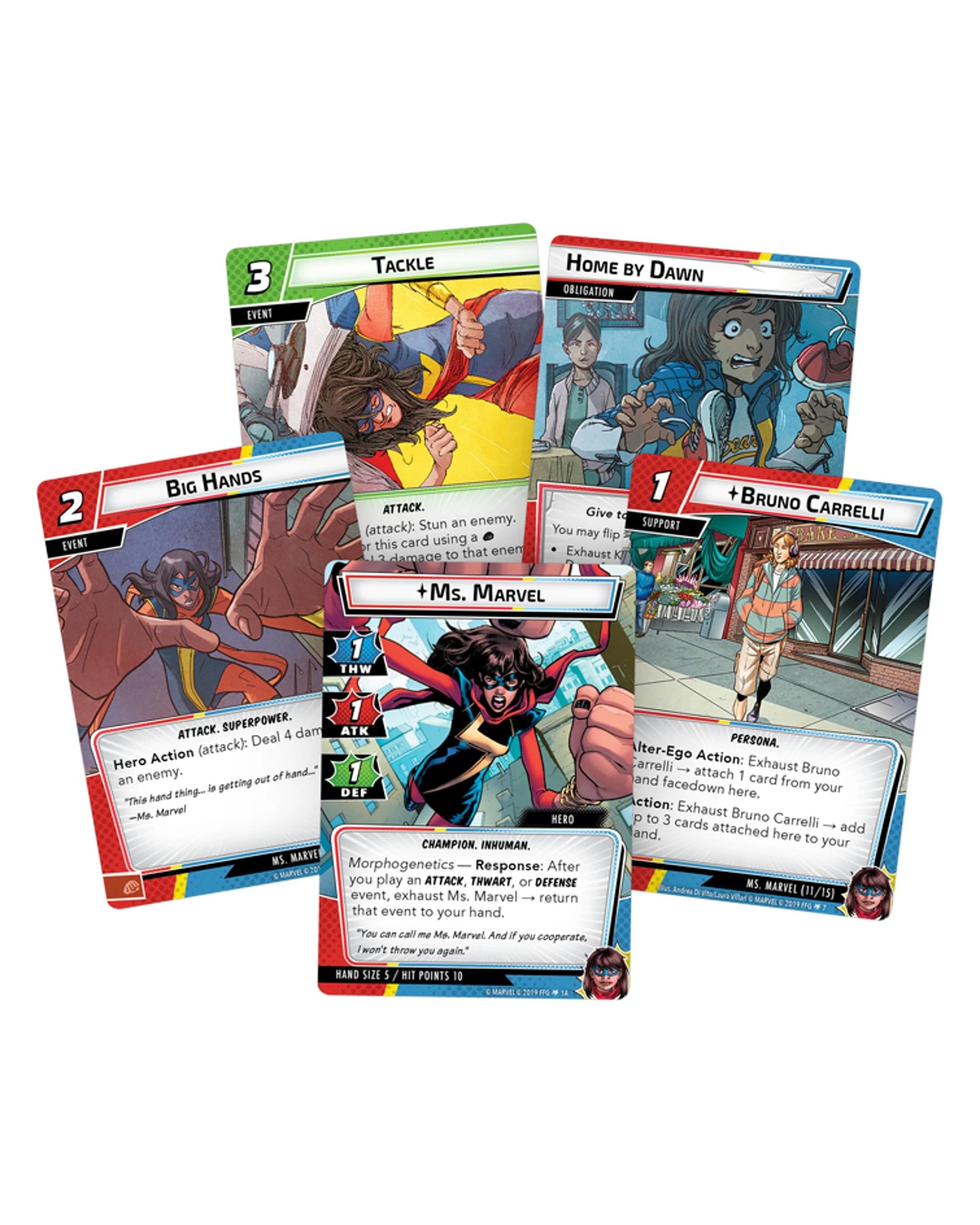 2 Fantasy Flight Games Marvel Champions: The Card Game Ms Marvel Hero Pack, 2 of 2