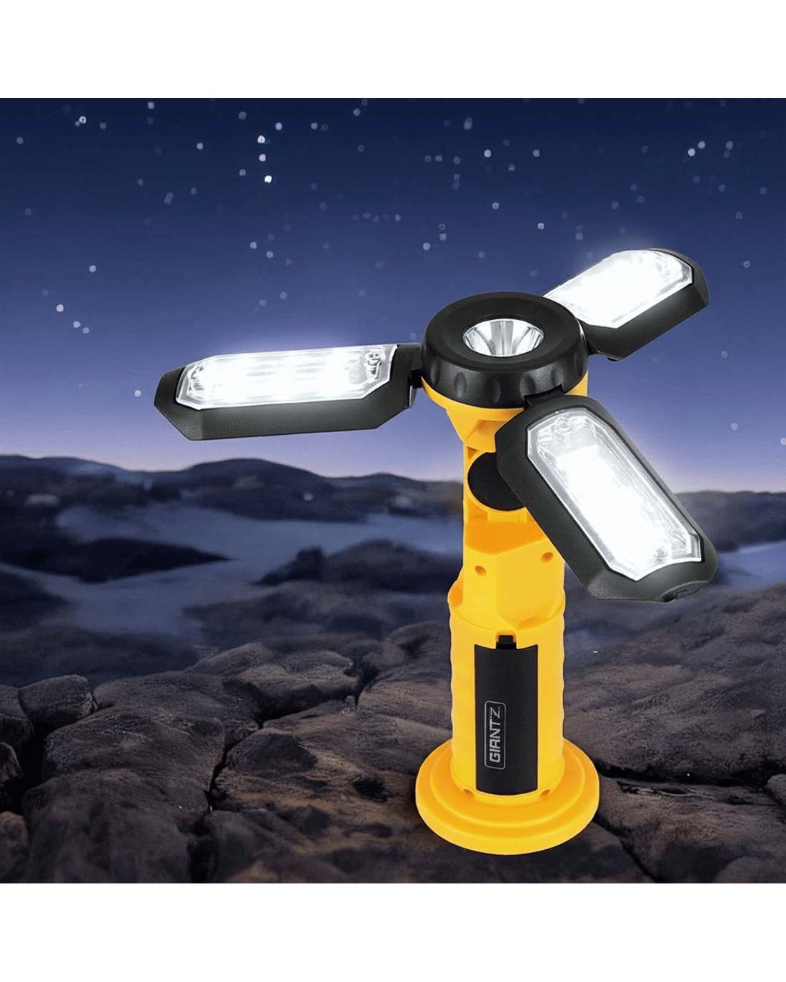 Giantz LED Work Light 12V Torch USB Camping Workshop Foldable ...