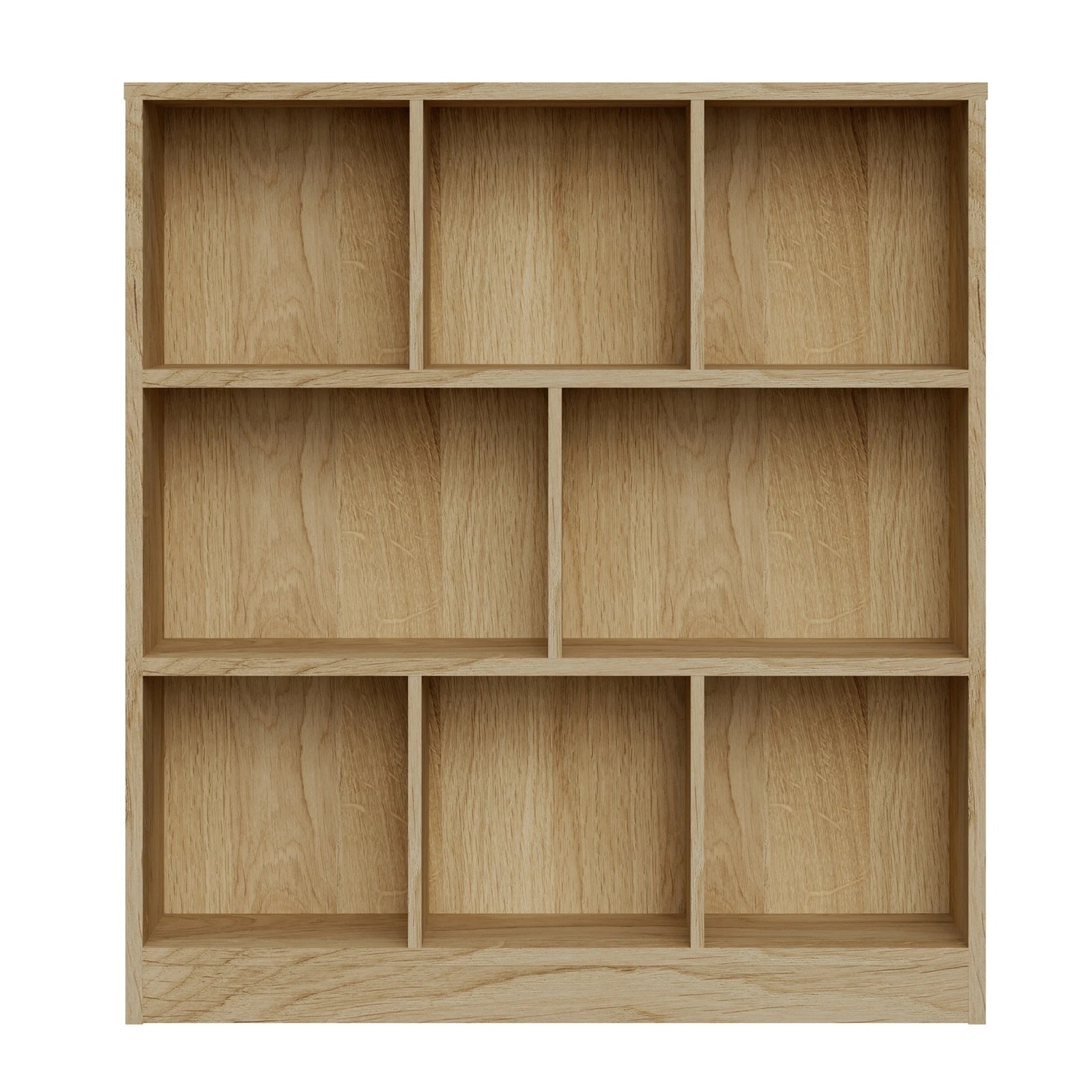 6 Oikiture Bookshelf Bookcase Display Shelves Unit Storage Organizer Stand
 - Natural, 6 of 9