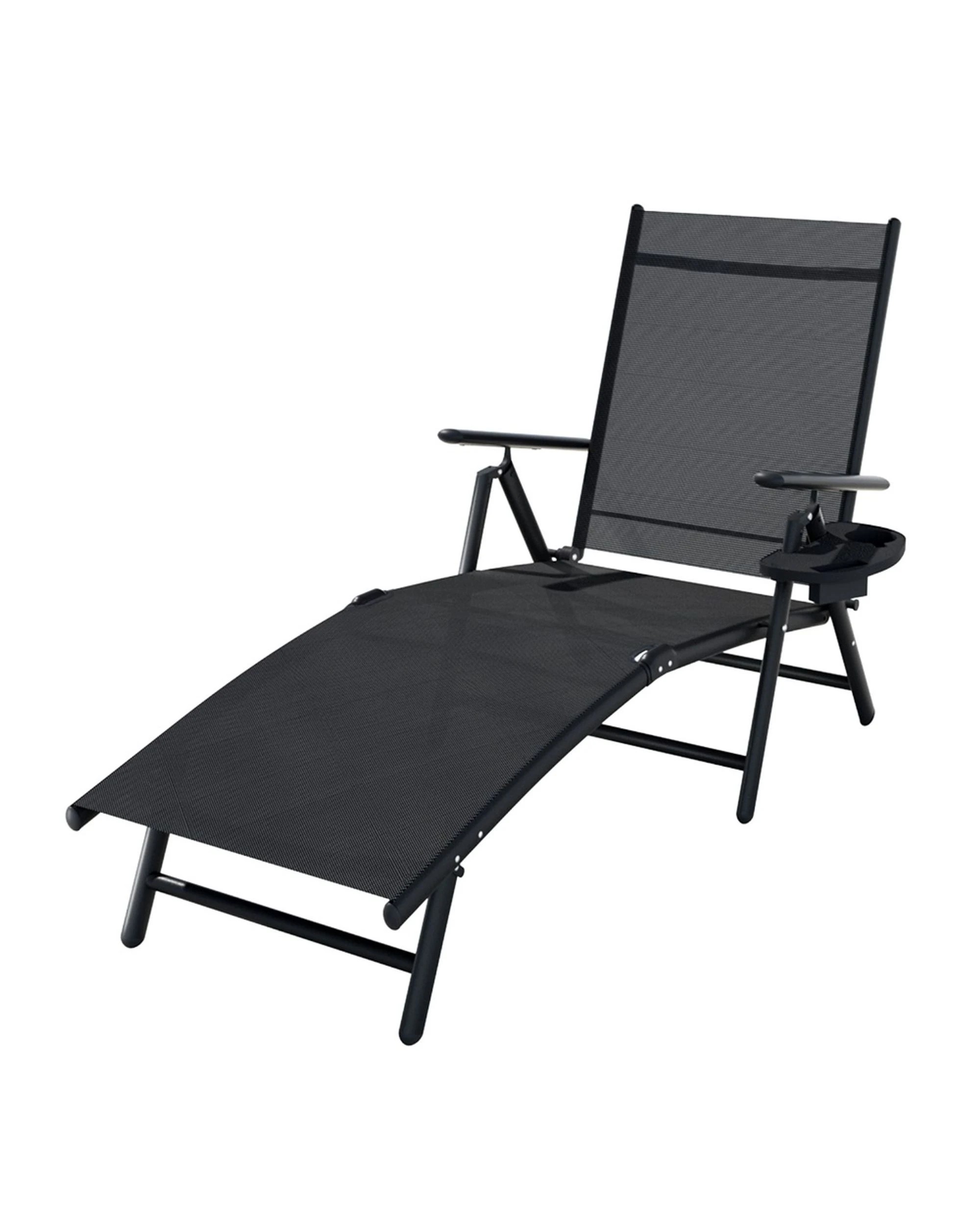 1 Gardeon Sun Lounge - Black, 1 of 3