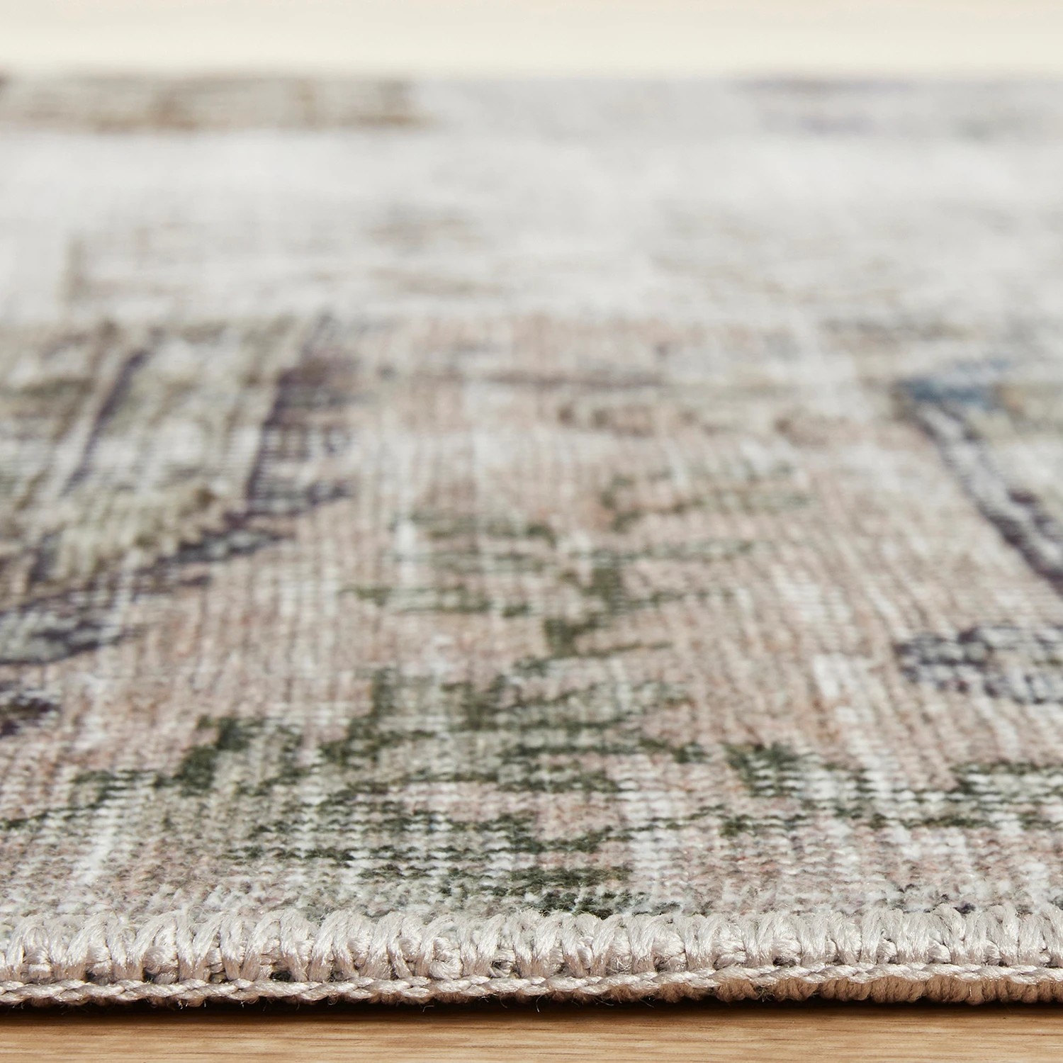6 Common Ground Rugs Bazaar 189 200x80cm - Small Runner Rug - Grey, 6 of 9