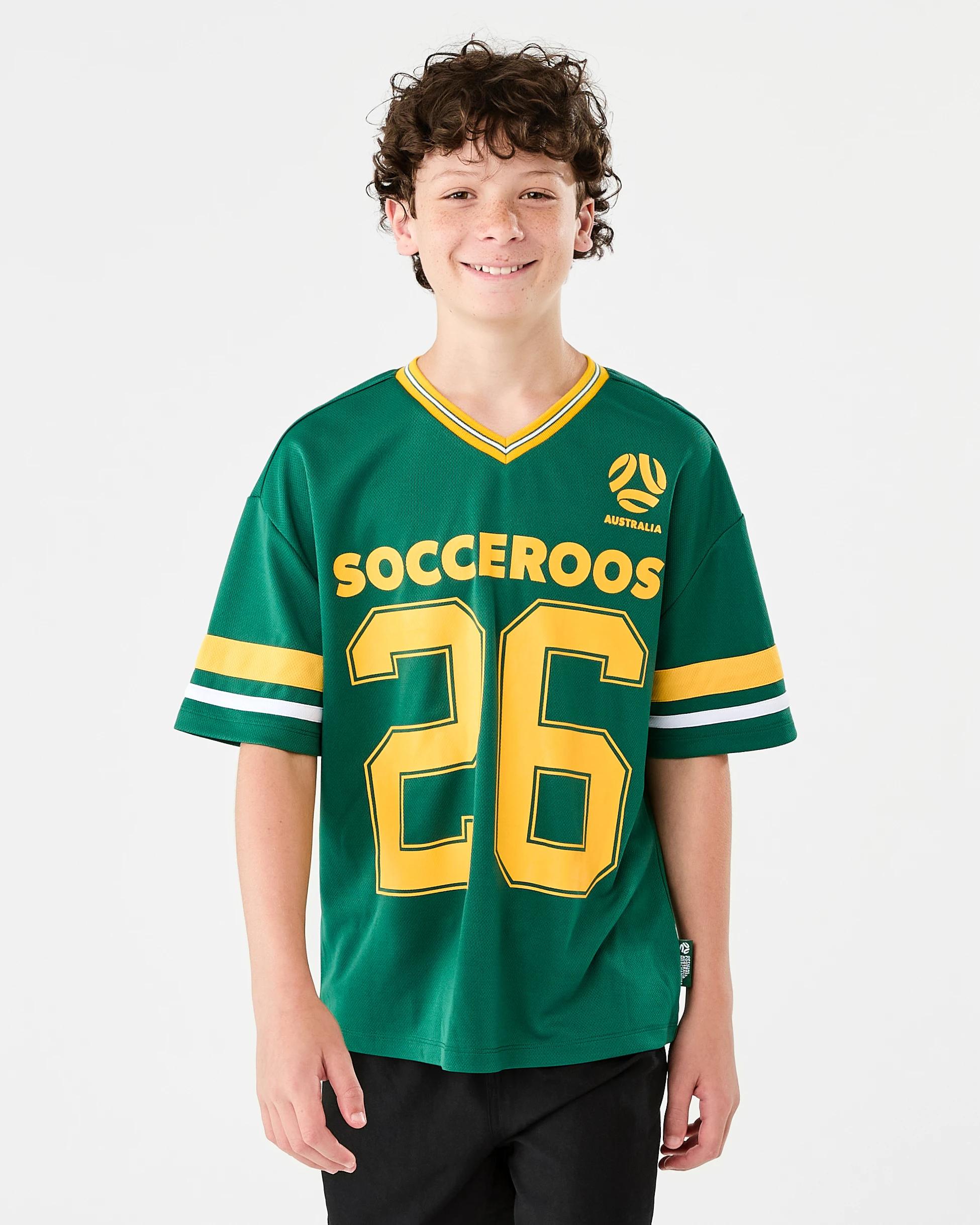1 Socceroos Youth T-shirt Green, 1 of 7