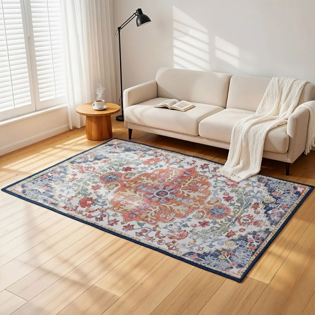 4 Artiss Floor Rug 120X170cm Large Washable Geometric Area Rug Modern Carpet Mat - Multi, 4 of 9