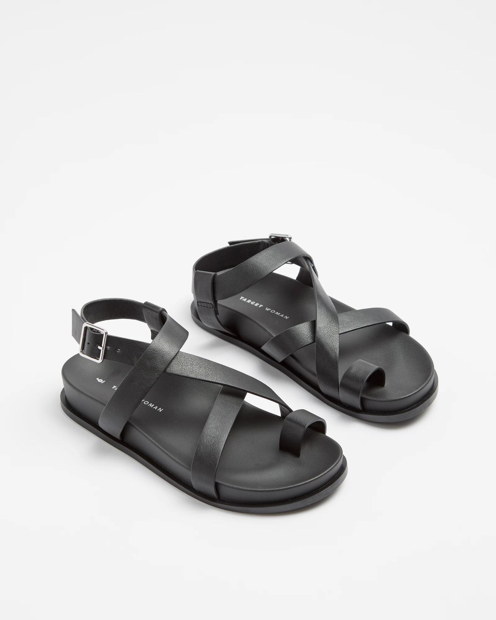 3 Target Womens Gladiator Moulded Sandal - Merlin BLACK, 3 of 3