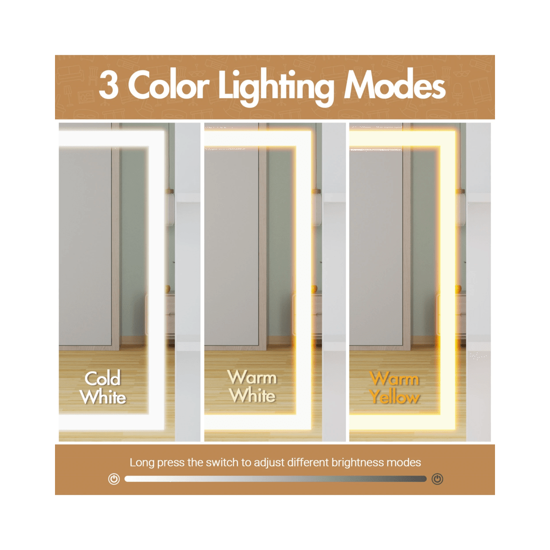 6 Advwin Dressing Table Stool Set With Slide Make Up Led Mirror Vanity Desk With 2 Storage Drawers And Open Storage Shelf, 6 of 10