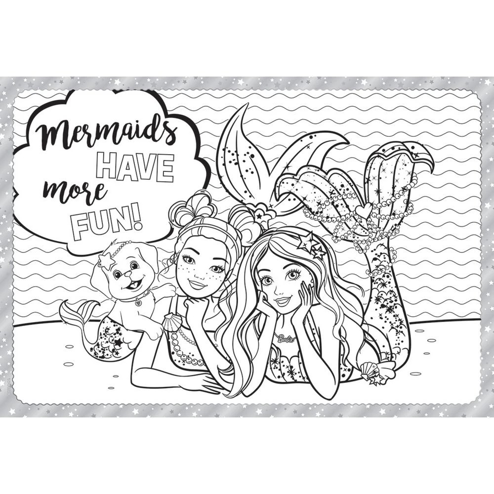 4 Scholastic Colouring Sticker Book Barbie, 4 of 5
