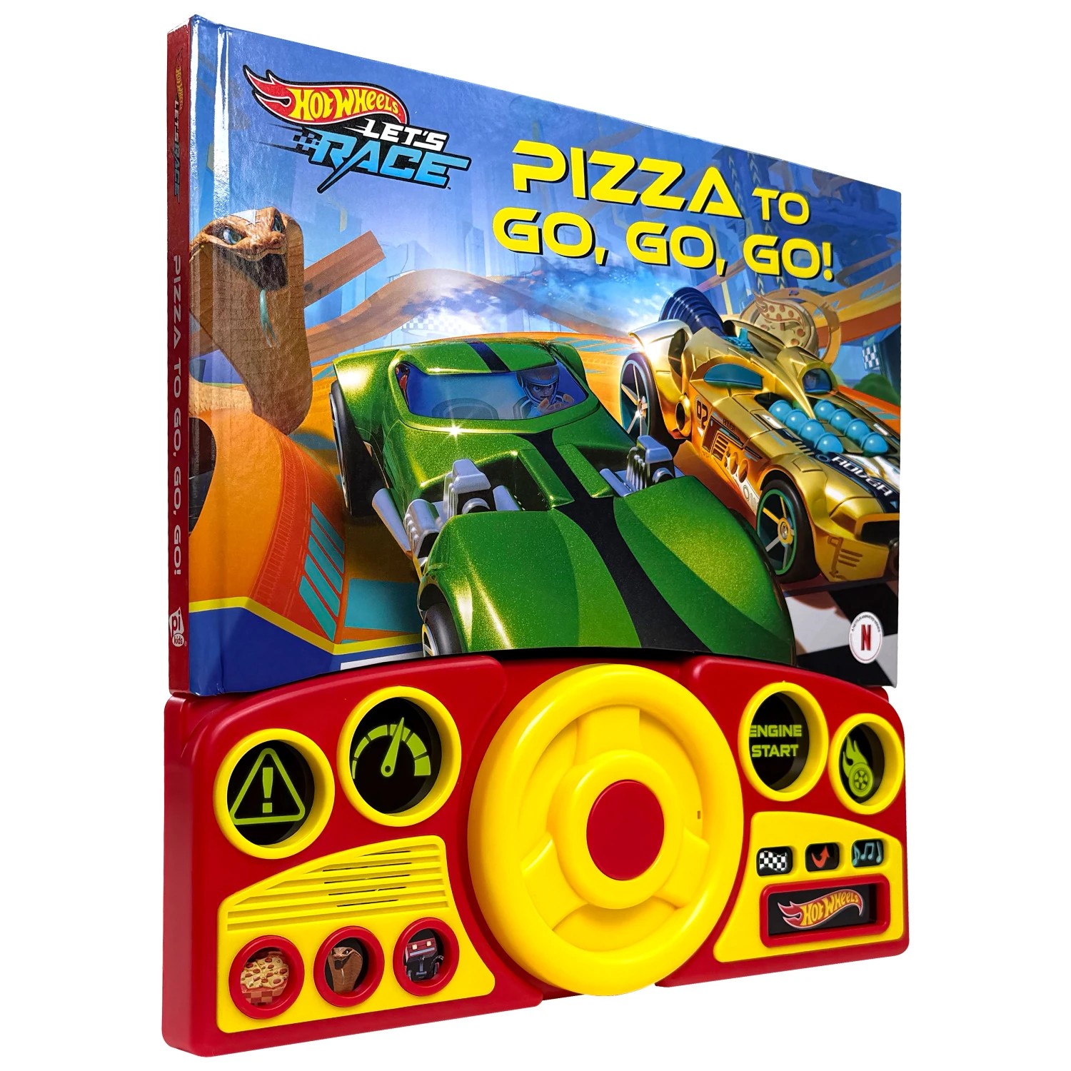 1 Hot Wheels Let's Race: Pizza to Go, Go, Go! - Sound Book, 1 of 5