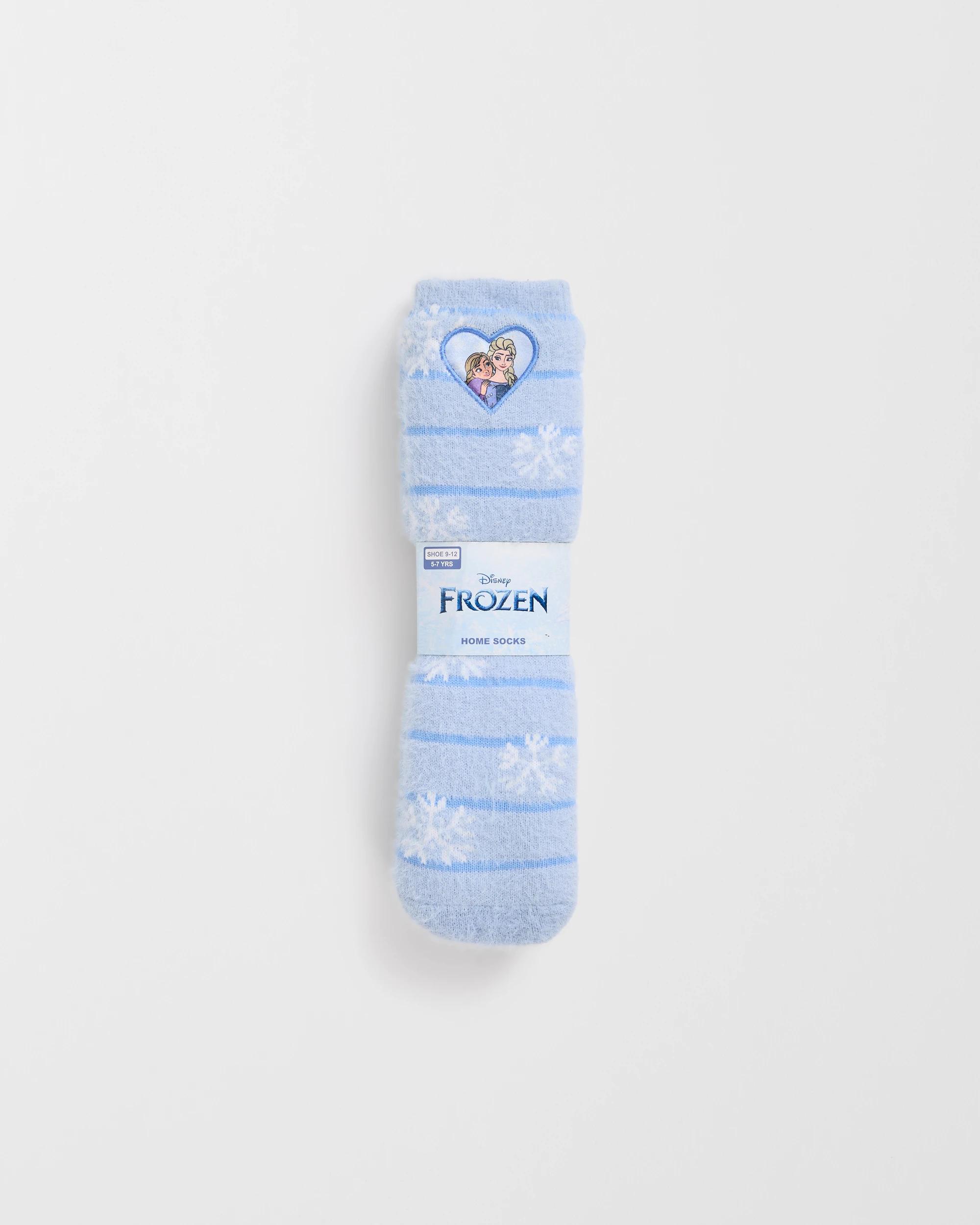 4 Disney Frozen Sherpa Lined Home Socks FROZEN, 4 of 4
