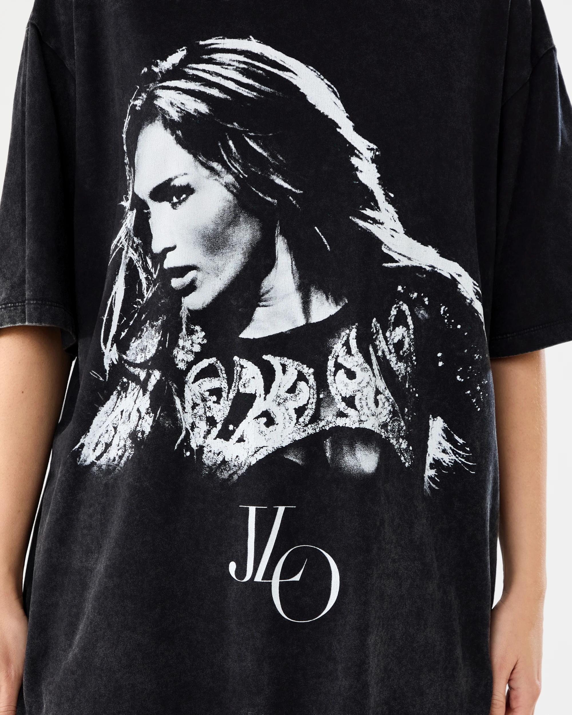 6 Jennifer Lopez License Short Sleeve Oversized T-shirt Jlo, 6 of 6