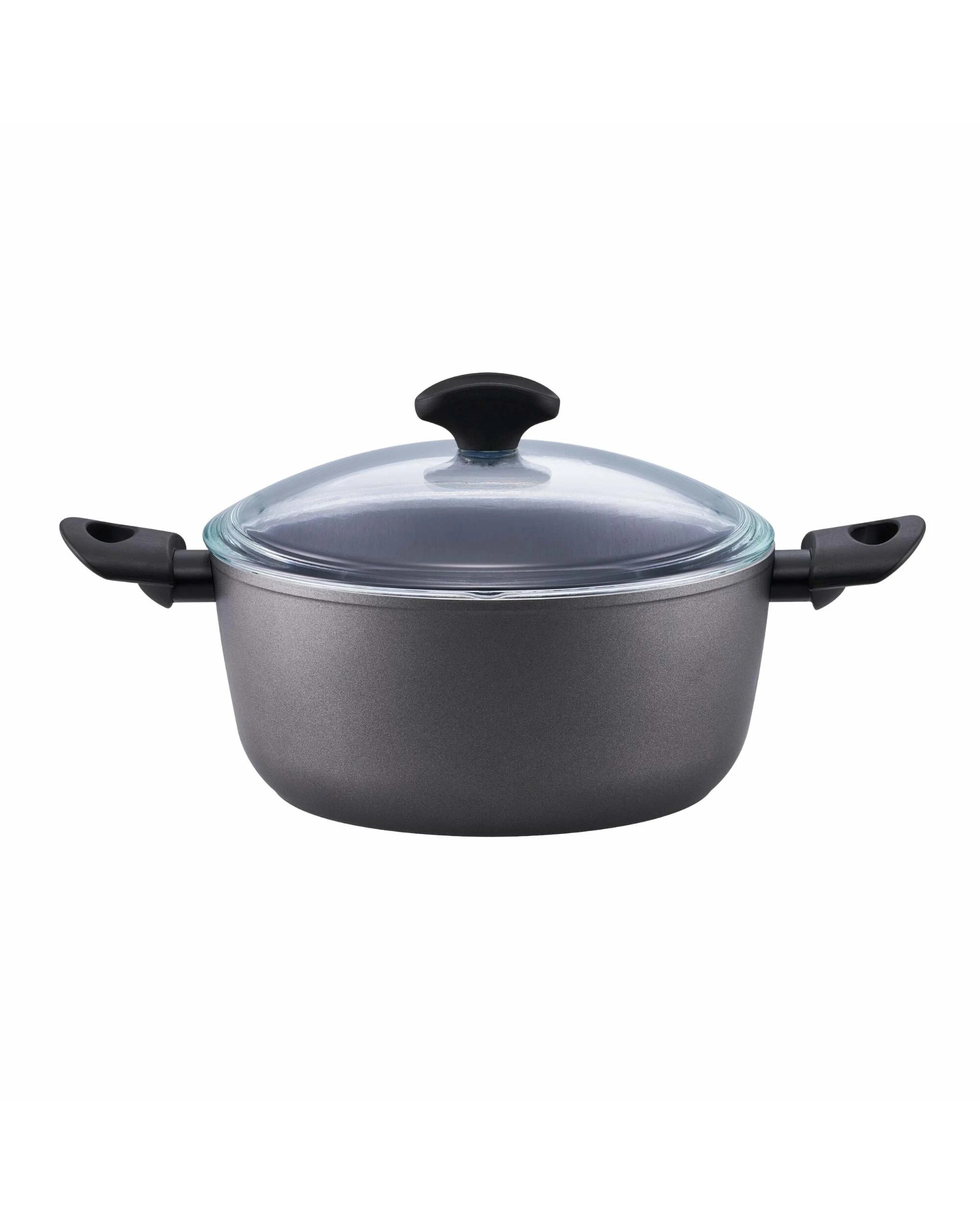 1 Essteele Per Benessere Ceramic Nonstick Induction Covered Casserole 24cm/4.4L - Grey, 1 of 1