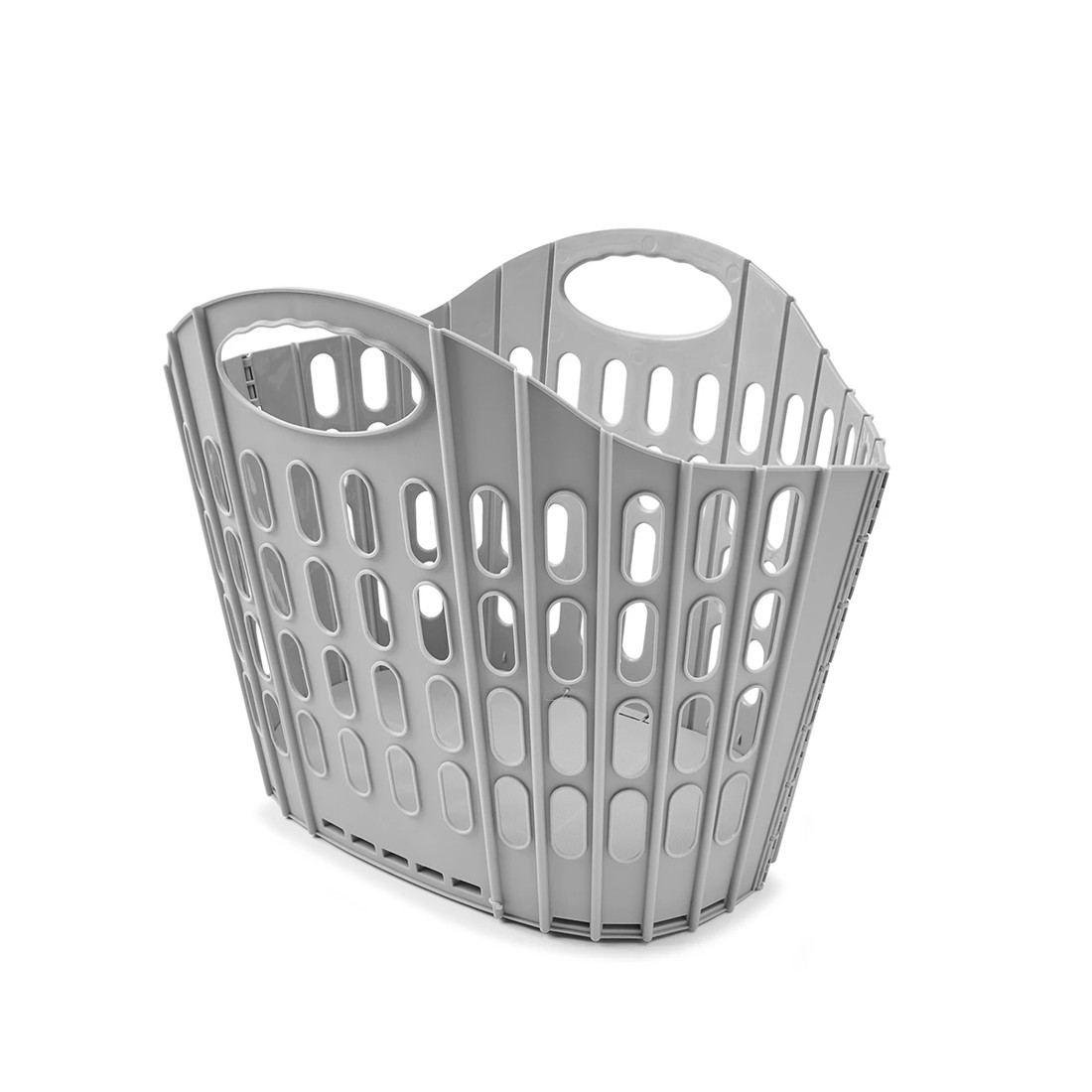 6 Collapsible Laundry Basket - Grey, 6 of 10