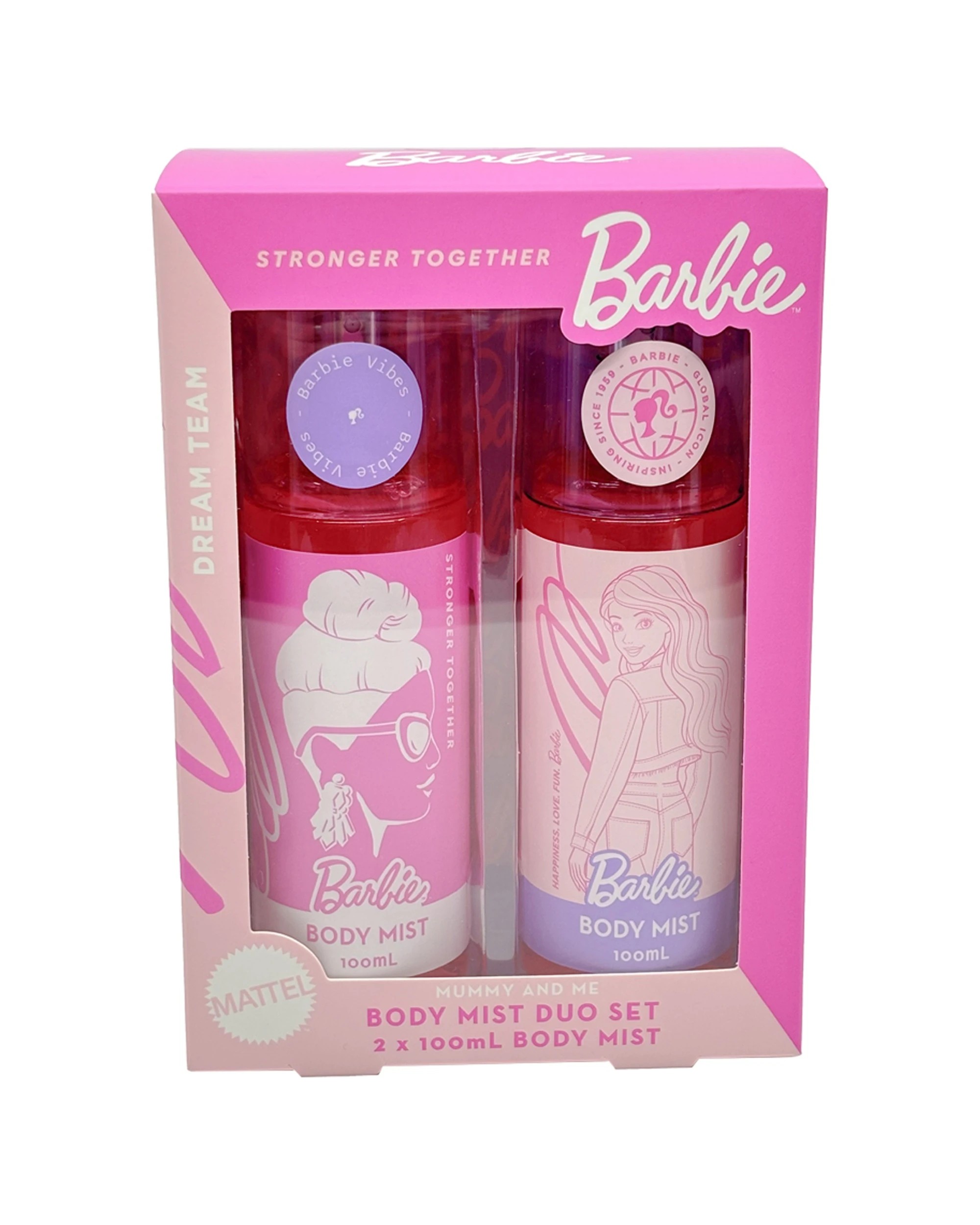 2 BARBIE 2PK Mummy & Me Range Body Mist Duo Set 100ml - Multi, 2 of 2
