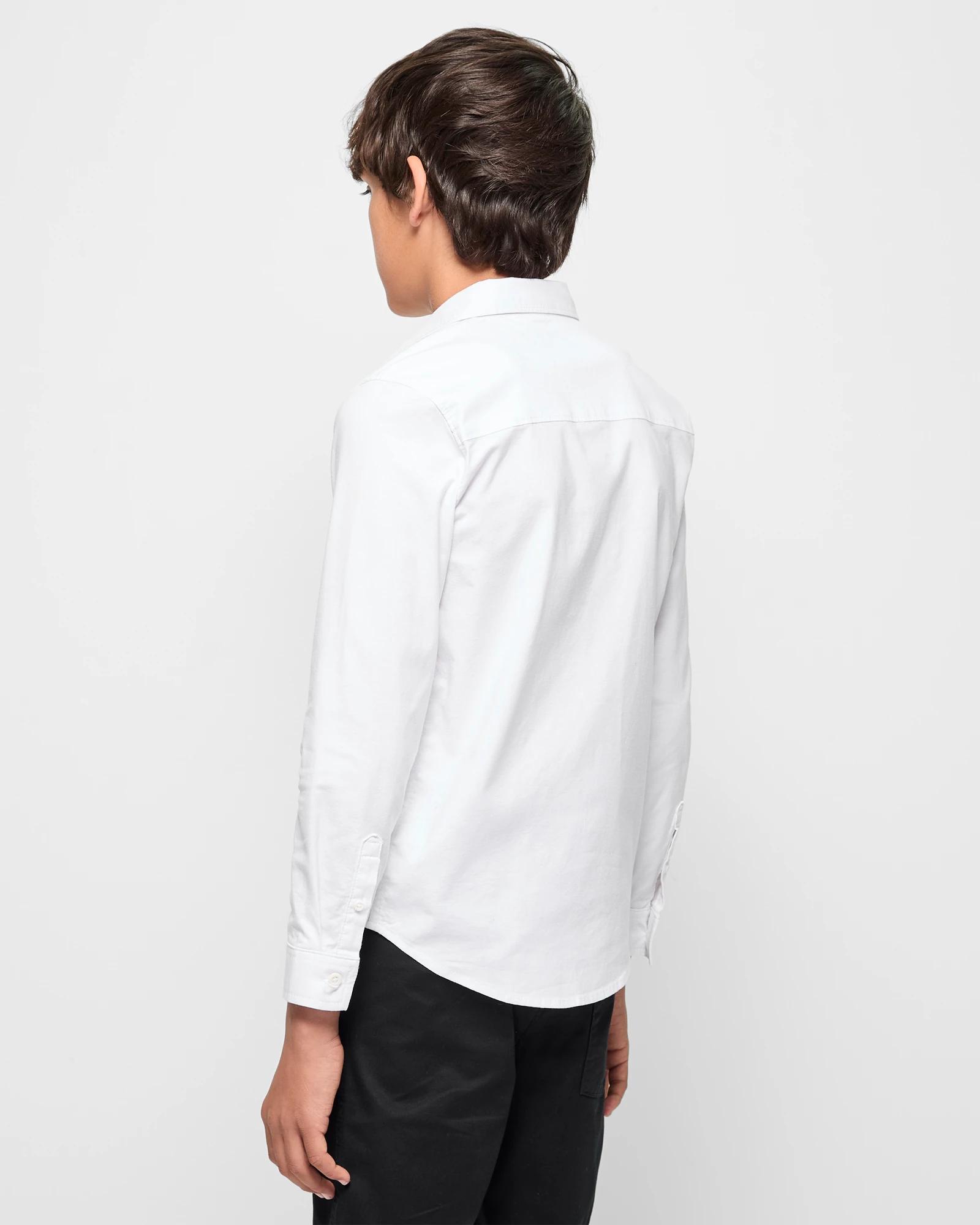 3 Target Long Sleeve Shirt WHITE, 3 of 5