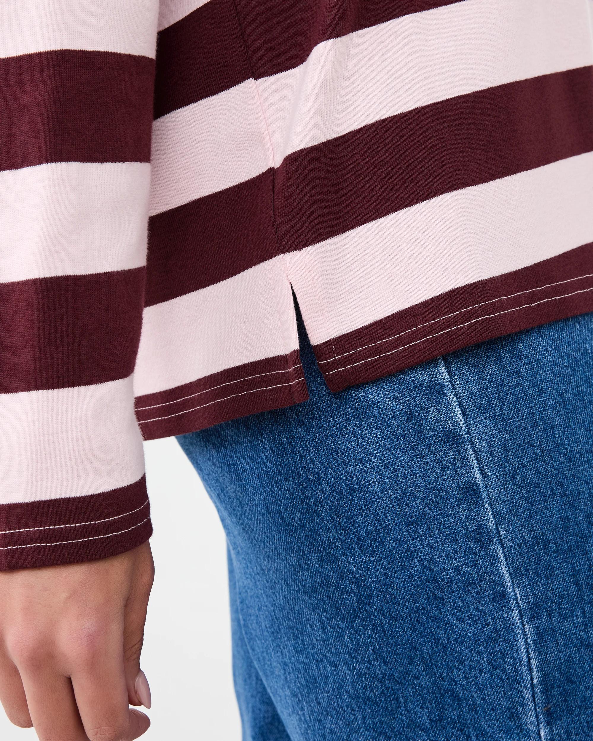 6 Long Sleeve Rugby Top Blockstrpe, 6 of 6