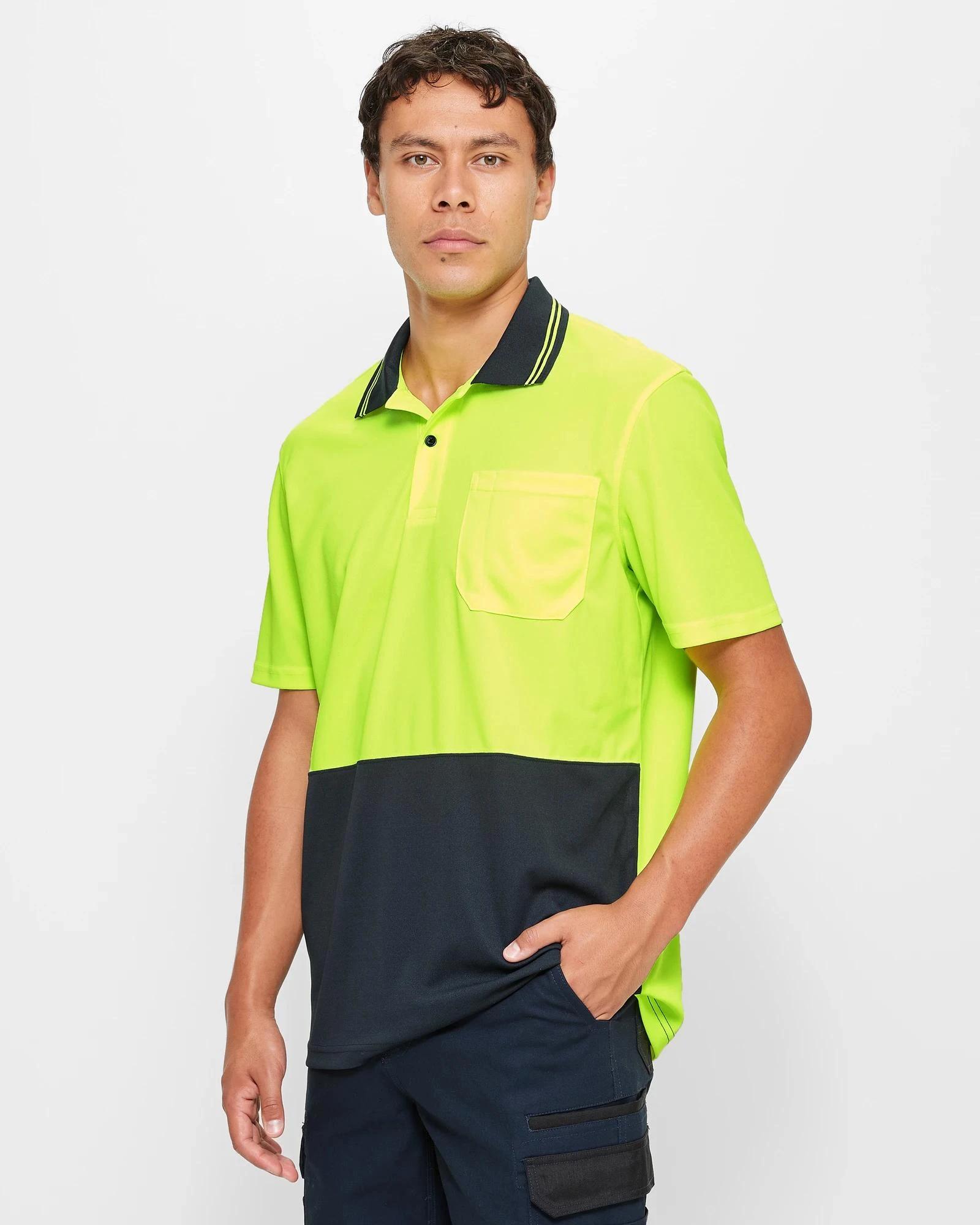 5 Graphite Hi-Visibility Polo Shirt YELLOW, 5 of 5