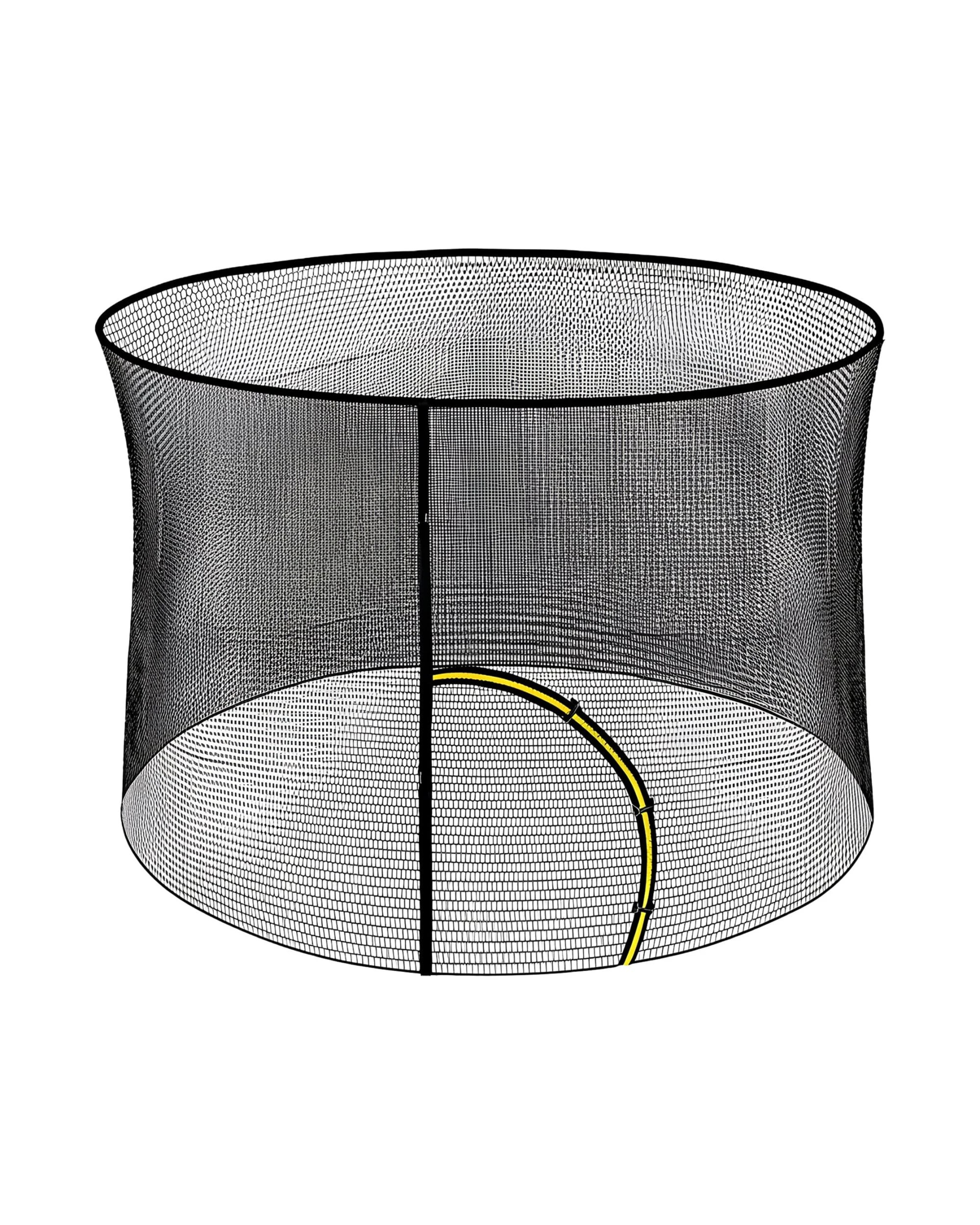 4 Kahuna 14ft 12 Pole Trampoline Replacement Safety Pad and Inner Net Outdoor Enclosure Netting - Green, 4 of 6