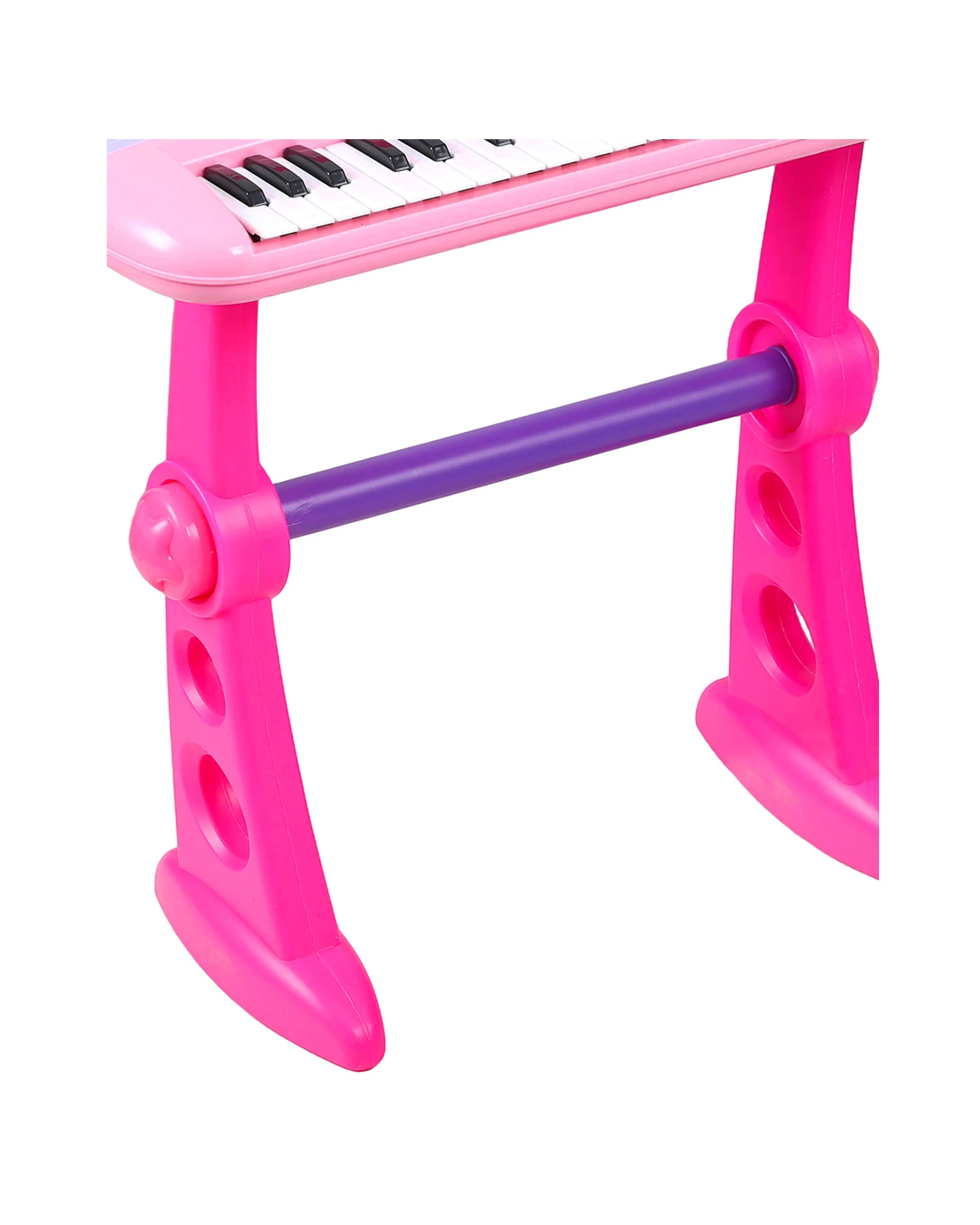 5 Keezi Kids Piano Keyboard 37 Keys Electronic Musical Instrument Set w/ Stool - Pink, 5 of 7