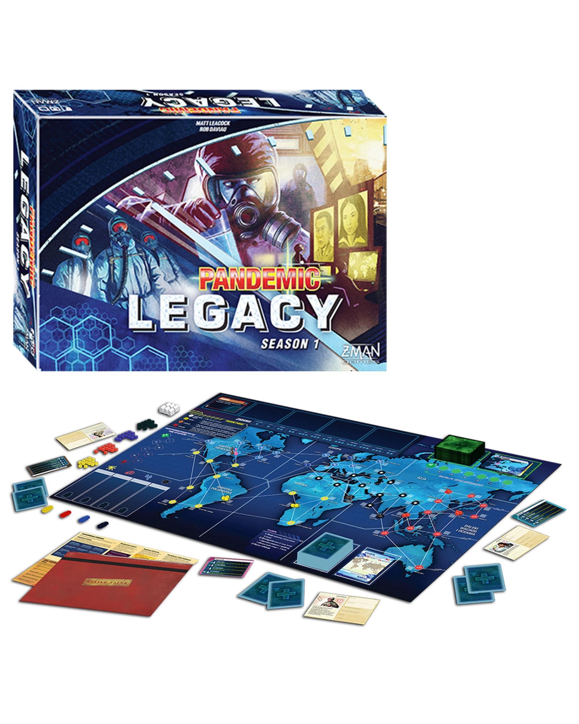 8 Pandemic Legacy: Season 1 Blue Edition Board Game, 8 of 9