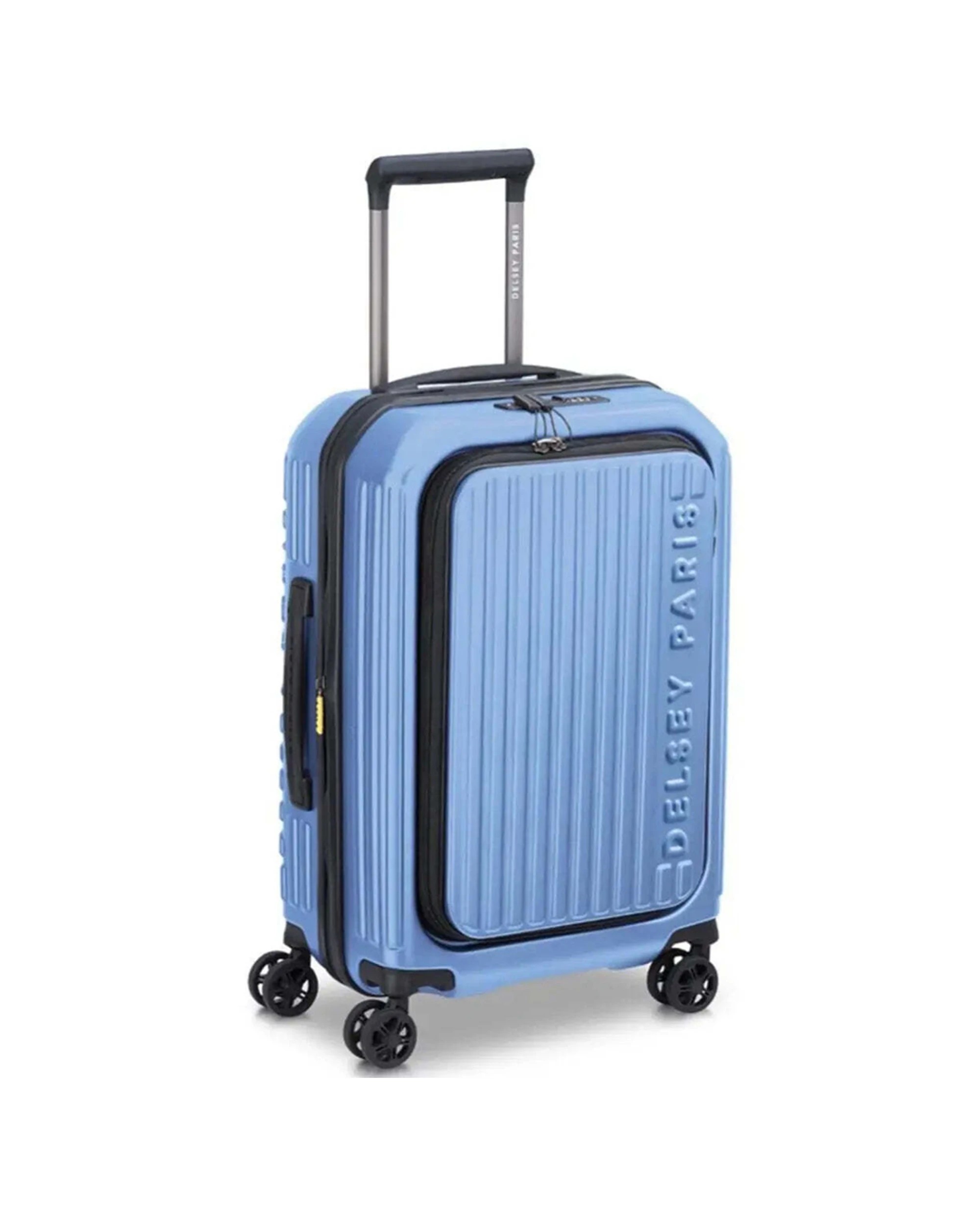 6 Delsey Securtime Zip 55 cm Top Opening 4-Wheel Expandable Cabin Suitcase Lavender - Blue, 6 of 6