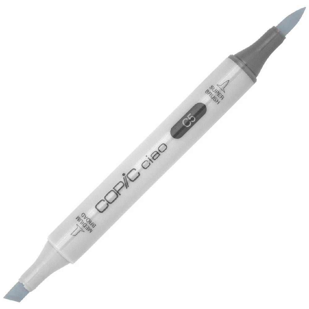 1 Copic Ciao Dual Nib Marker C5 Cool Grey No.5, 1 of 3