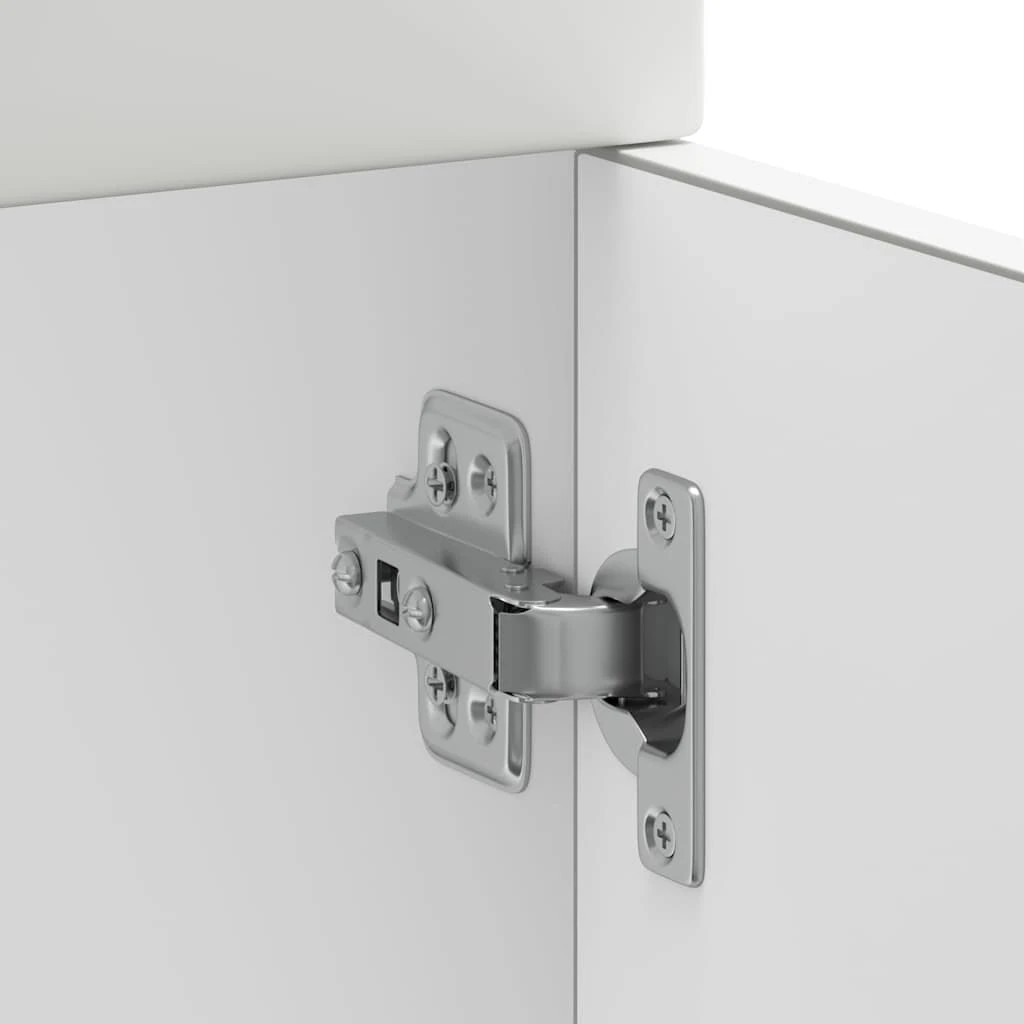 8 vidaXL Wooden Dishwasher Panel Adjustable Feet - White, 8 of 9