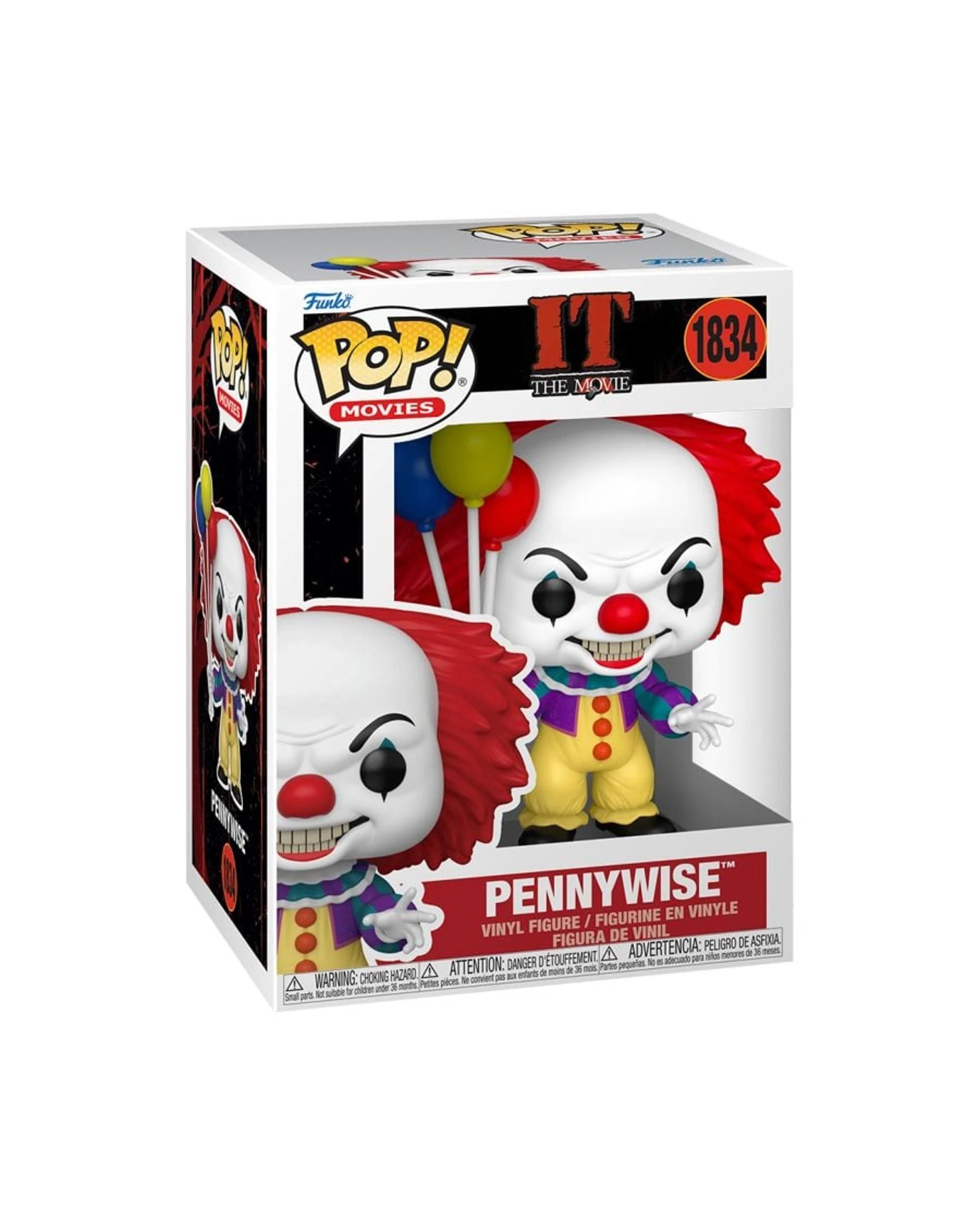 3 IT - 1990 -  Pennywise Funko POP! Vinyl, 3 of 3