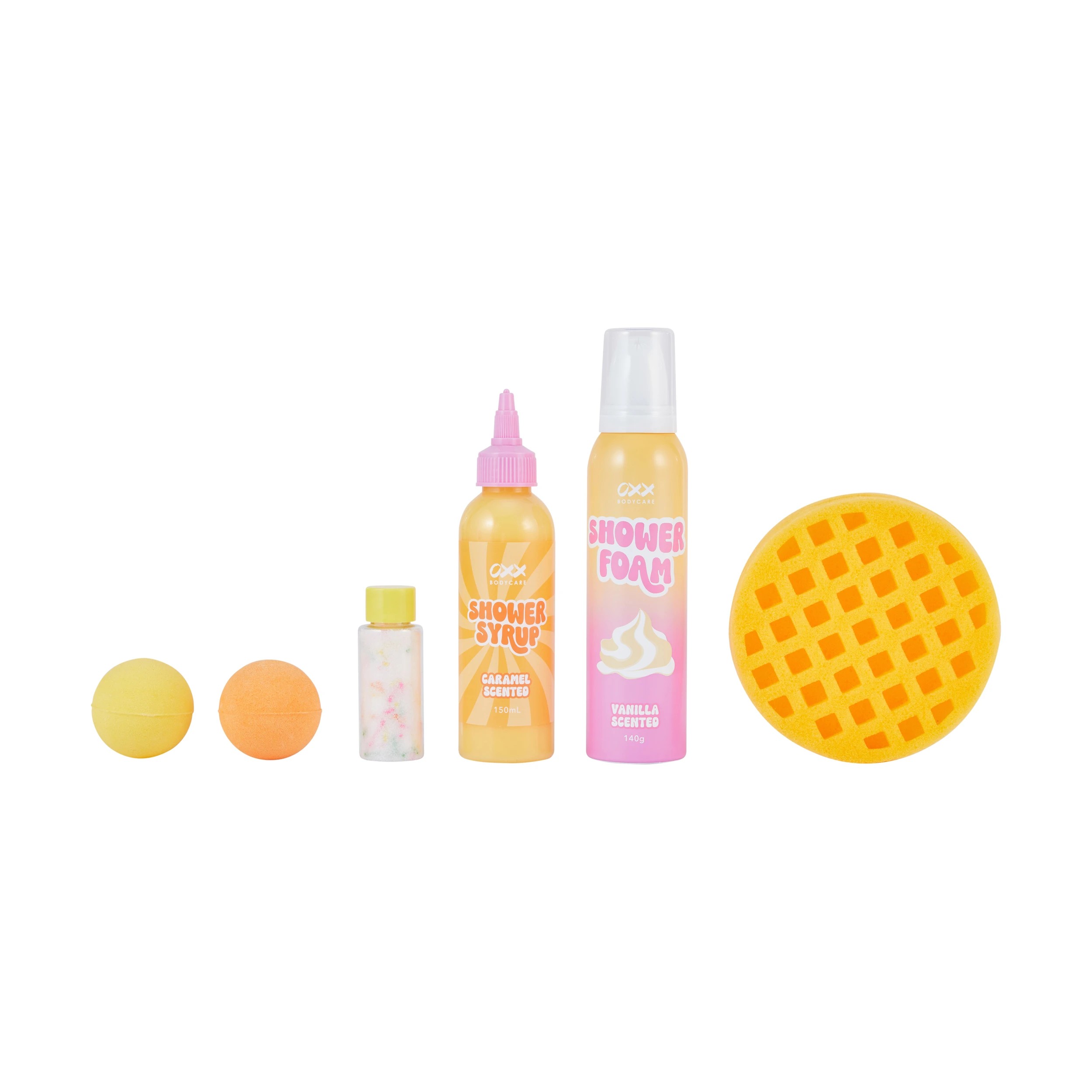 2 OXX Bodycare Waffles Whipped Shower Foam Set - Caramel and Vanilla Scented, 2 of 9