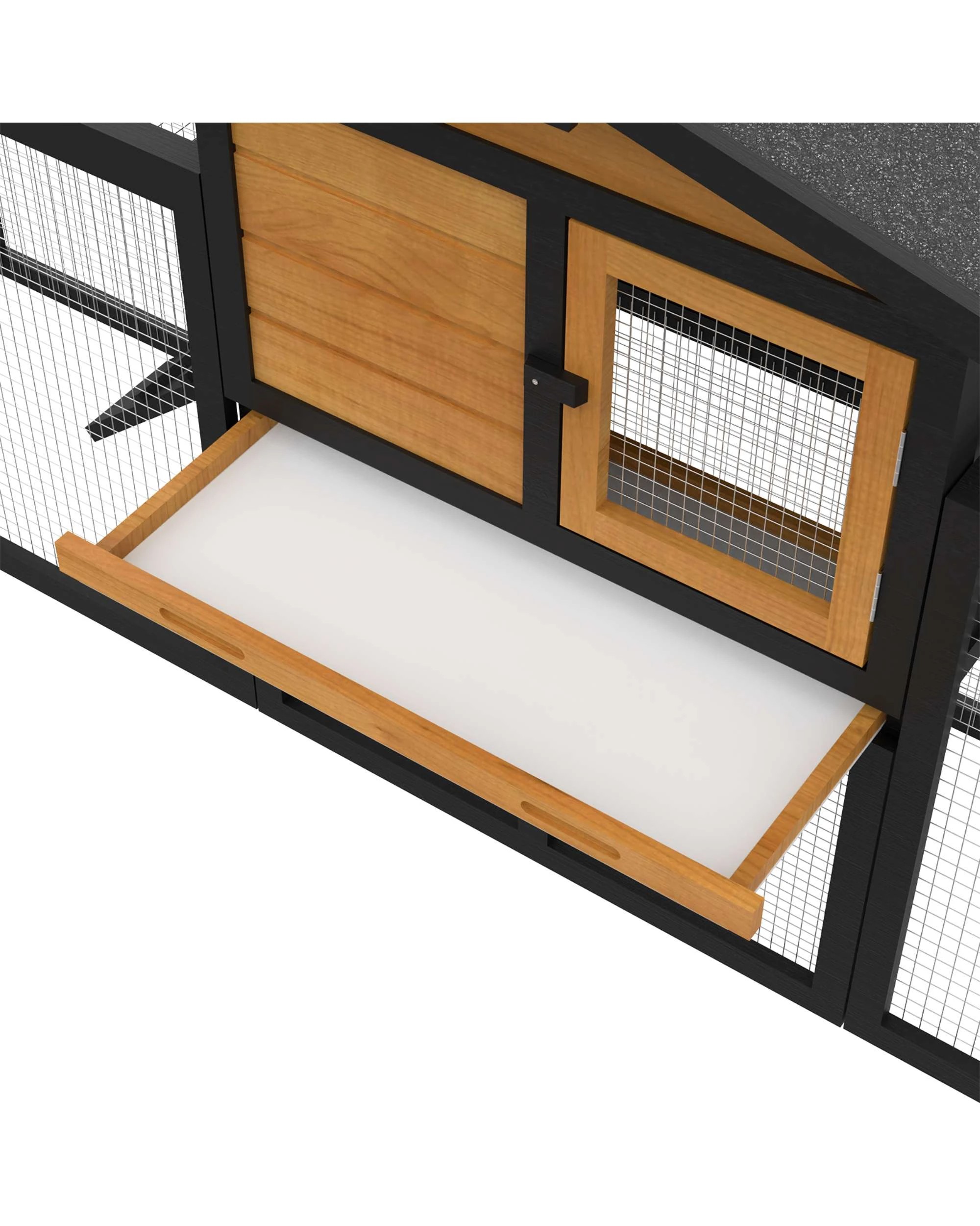 8 Advwin Chicken Coop Rabbit Hutch Extra Large Wooden Run Bunny Cage, 8 of 9