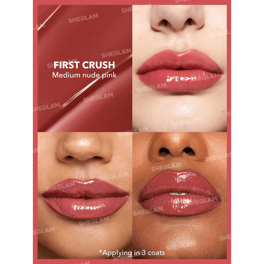 2 SHEGLAM Pout-Perfect Shine Lip Plumper - First Crush, 2 of 6