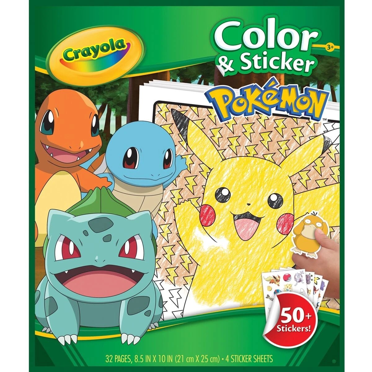 1 Crayola Pokemon Color and Sticker Book, 1 of 3