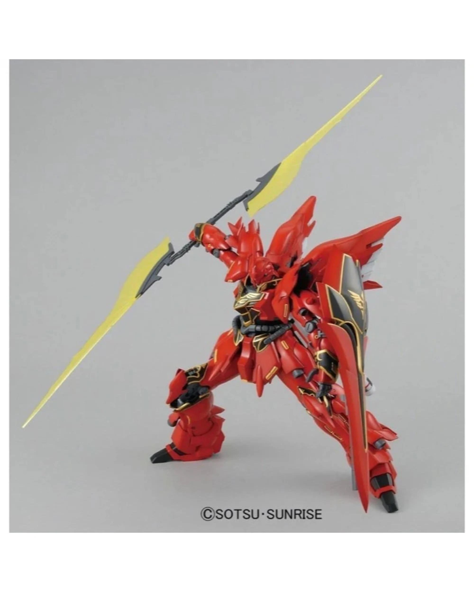 5 Bandai Master Grade Gundam MSN-06S Sinanju Anime Color Version 1/100 Scale Model Kit, 5 of 8